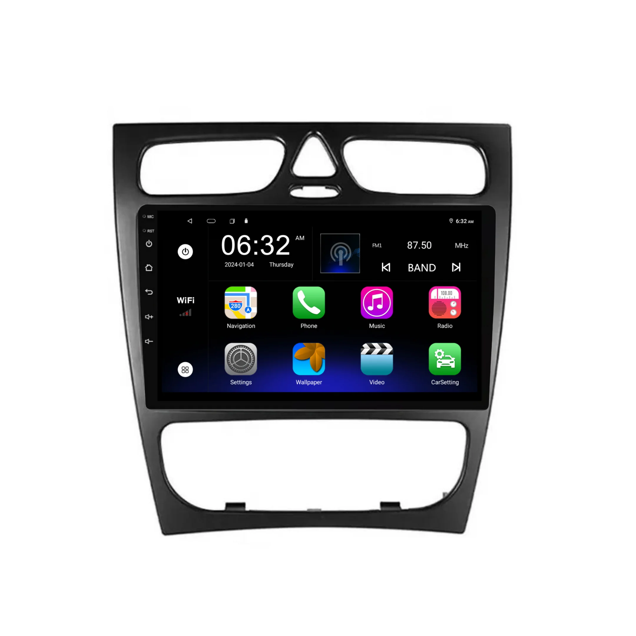 Benz C-Class / W203 / CLK / CL209 (2002-2004) Plug & Play Head Unit Upgrade Kit: Car Radio with Wireless & Wired Apple CarPlay & Android Auto - Image 6
