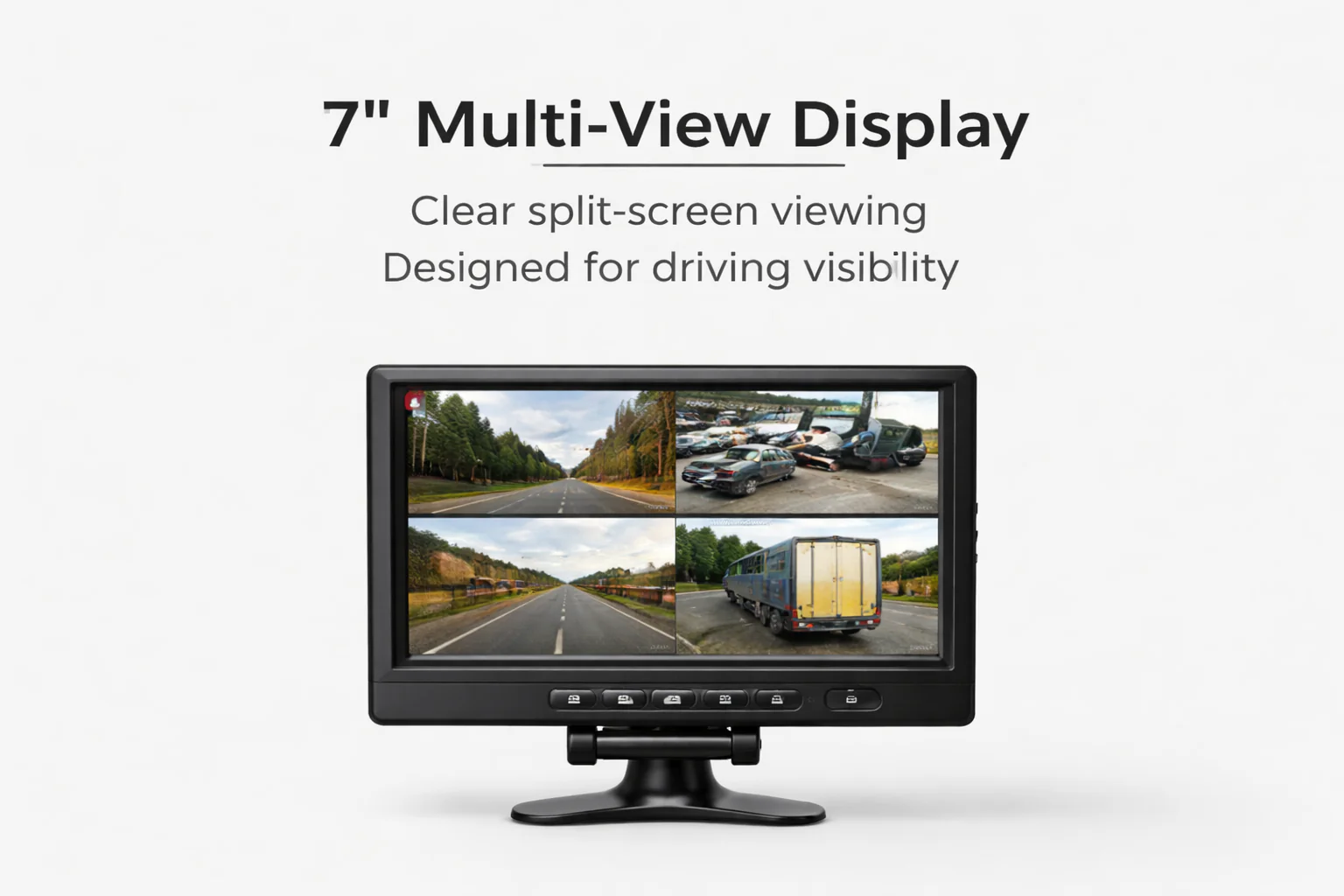 CJ INDUSTRIES 4-Channel (1080P HD) Truck Fleet Camera Monitoring System with DVR/GPS/4G and Storage - Image 5