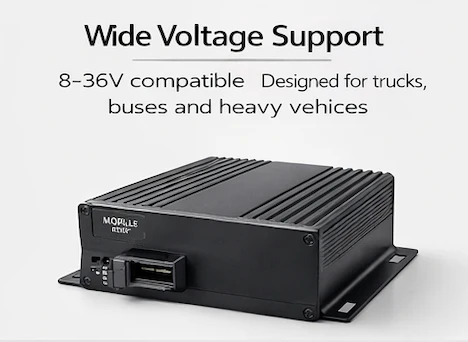 CJ INDUSTRIES 4-Channel (1080P HD) Truck Fleet Camera Monitoring System with DVR/GPS/4G and Storage - Image 8