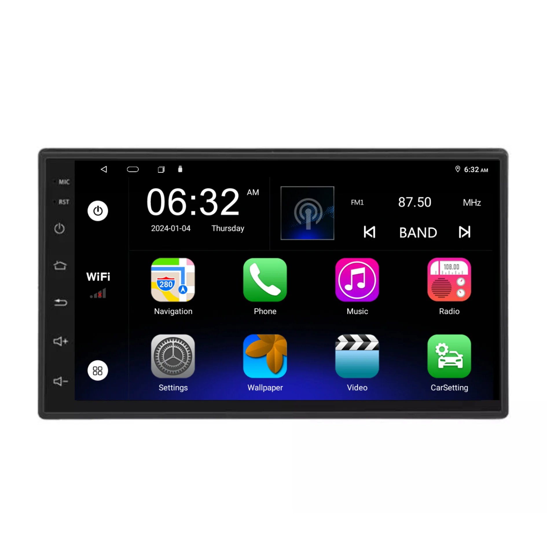 CJ INDUSTRIES 7 Inch Universal Head Unit (Wireless CarPlay & Android Auto) - Image 6