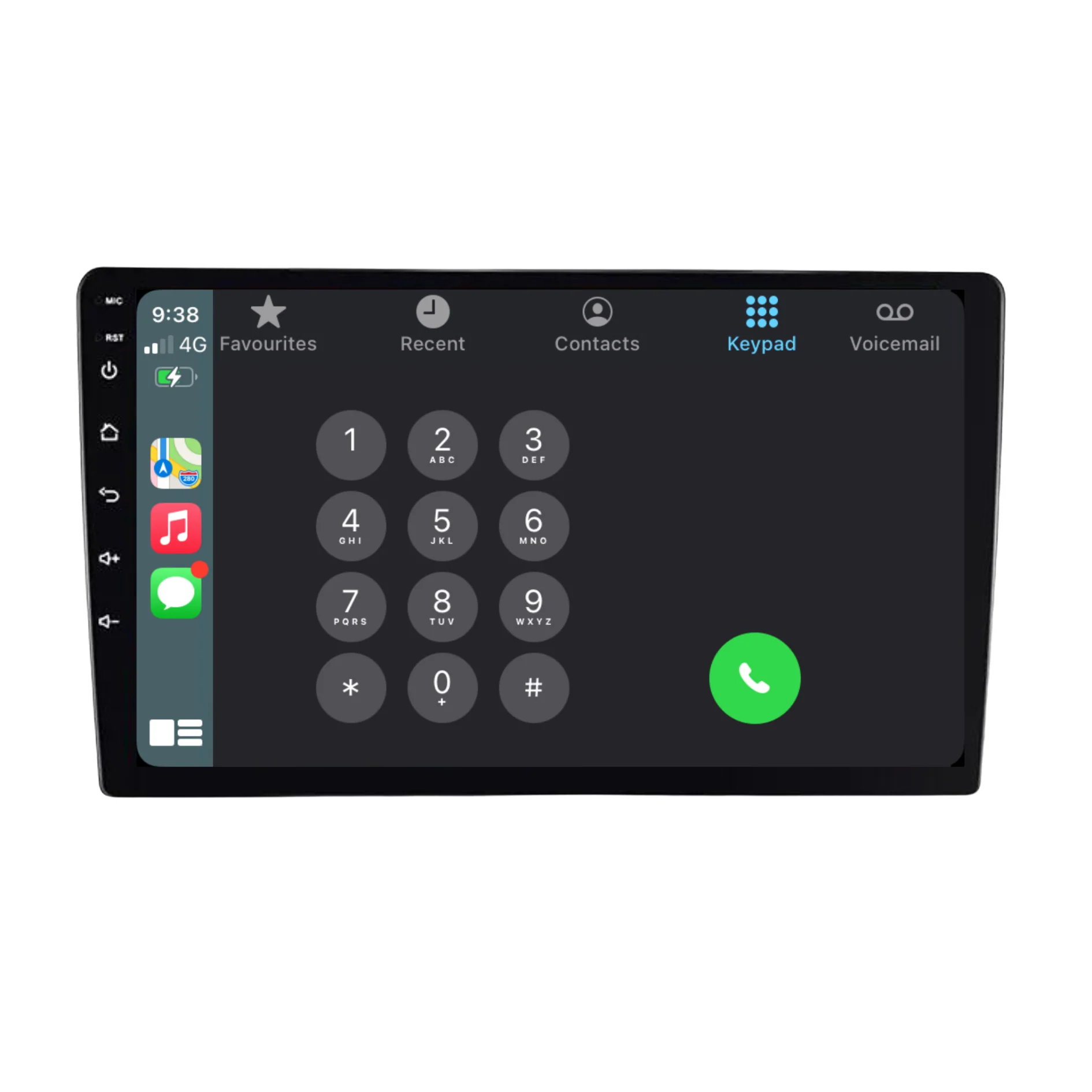 CJ INDUSTRIES Double Din Head Unit Wireless (10 Inch) - Image 3