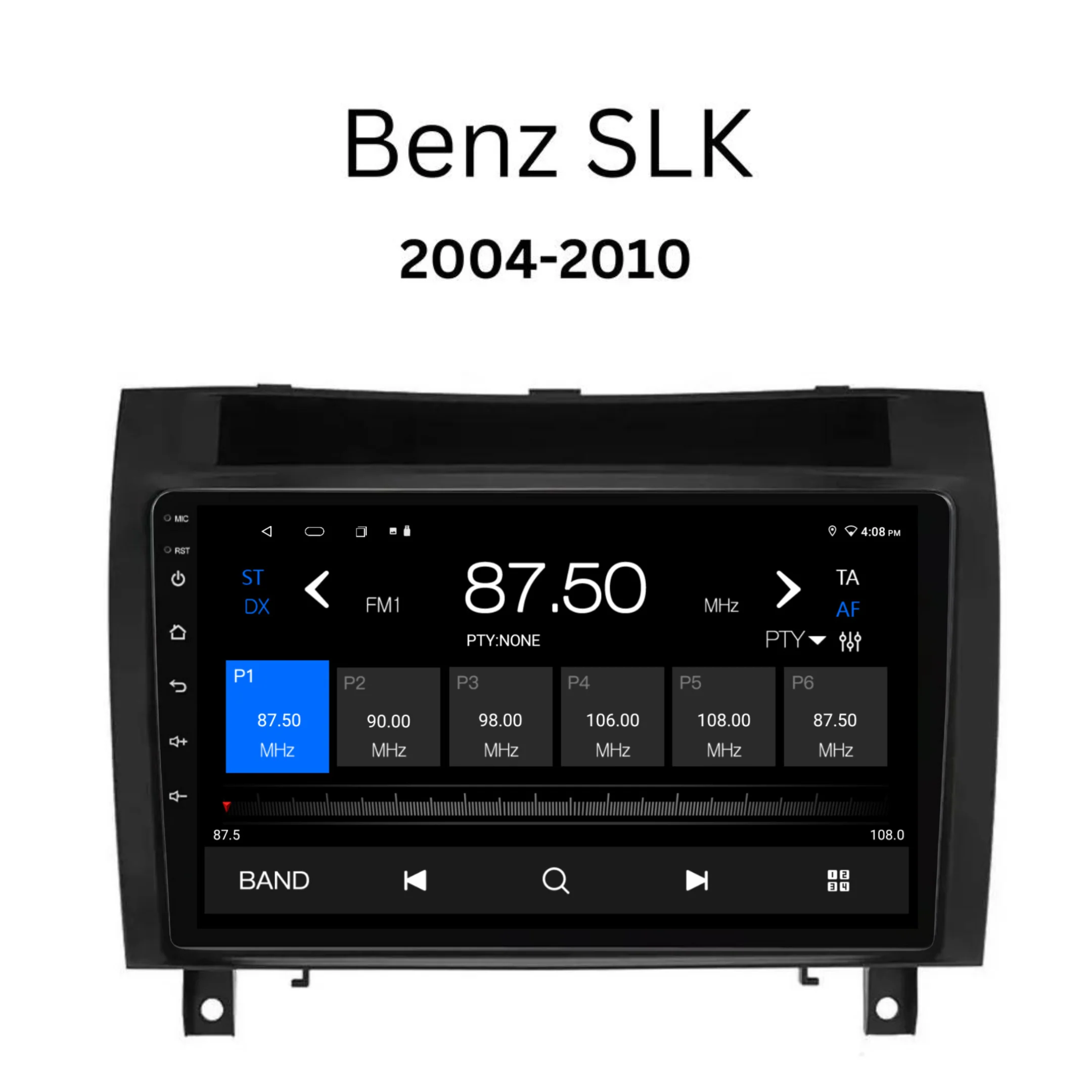 Mercedes Benz SLK (2004-2010) Plug & Play Head Unit Upgrade Kit: Car Radio with Wireless & Wired Apple CarPlay & Android Auto - Image 5