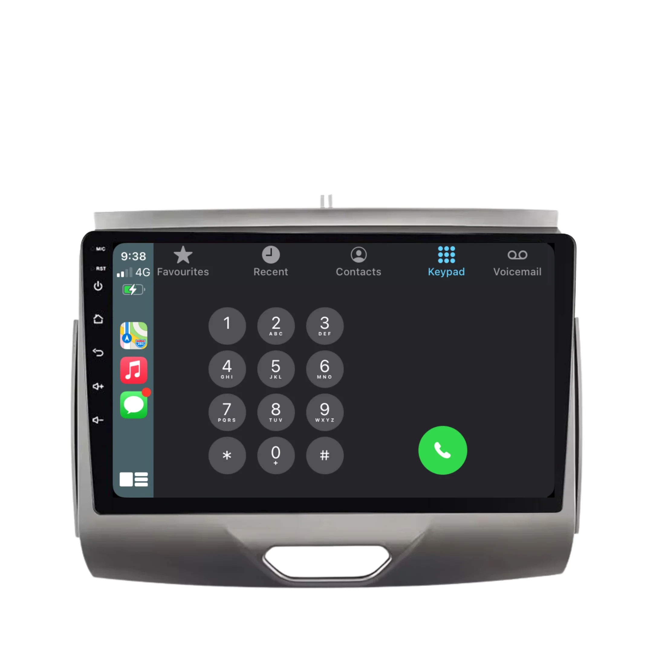 Ford Ranger / Everest (2015-2020) Plug & Play Head Unit Upgrade Kit: Car Radio with Wireless & Wired Apple CarPlay & Android Auto - Image 4