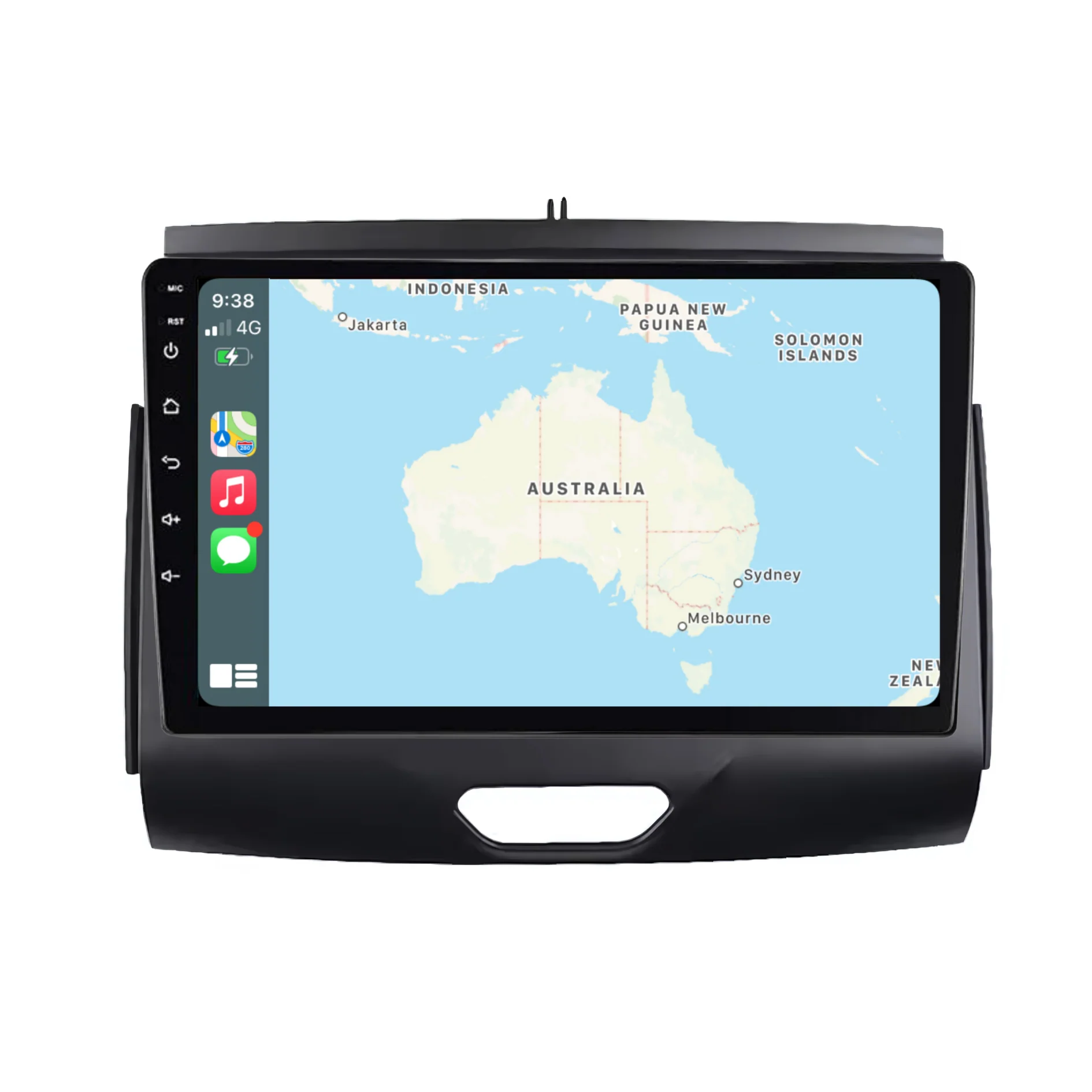 Ford Ranger / Everest BLACK (2015-2020) Plug & Play Head Unit Upgrade Kit: Car Radio with Wireless & Wired Apple CarPlay & Android Auto - Image 3