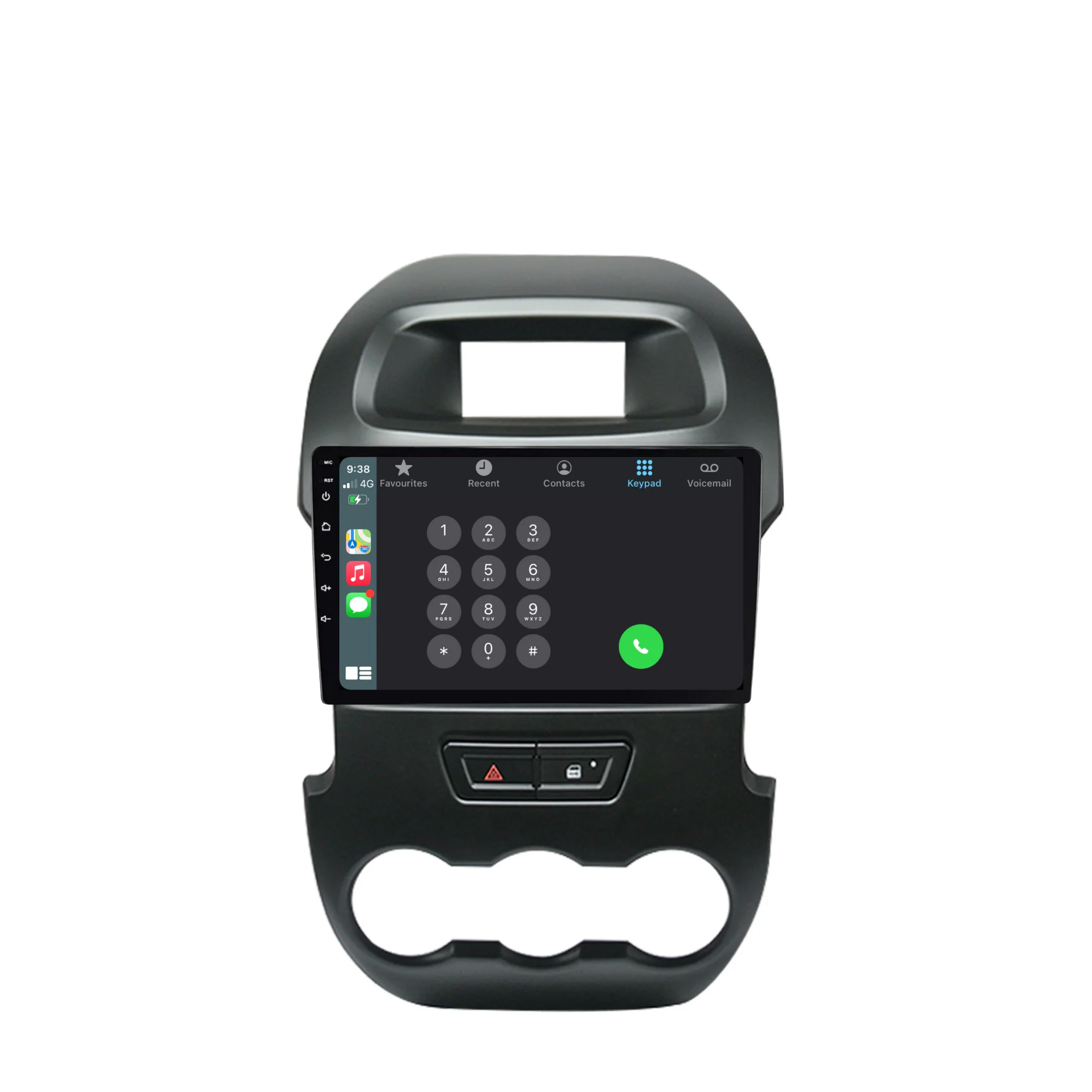 Ford Ranger/F250 (2011-2015) Plug & Play Head Unit Upgrade Kit: Car Radio with Wireless & Wired Apple CarPlay & Android Auto - Image 3