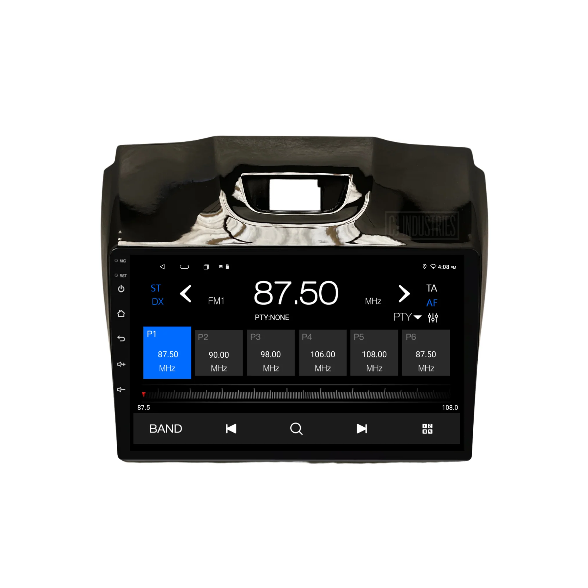 Holden Colorado GLOSS BLACK (2012-2016) Plug & Play Head Unit Upgrade Kit: Car Radio with Wireless & Wired Apple CarPlay & Android Auto (MyLink Compatible) - Image 5