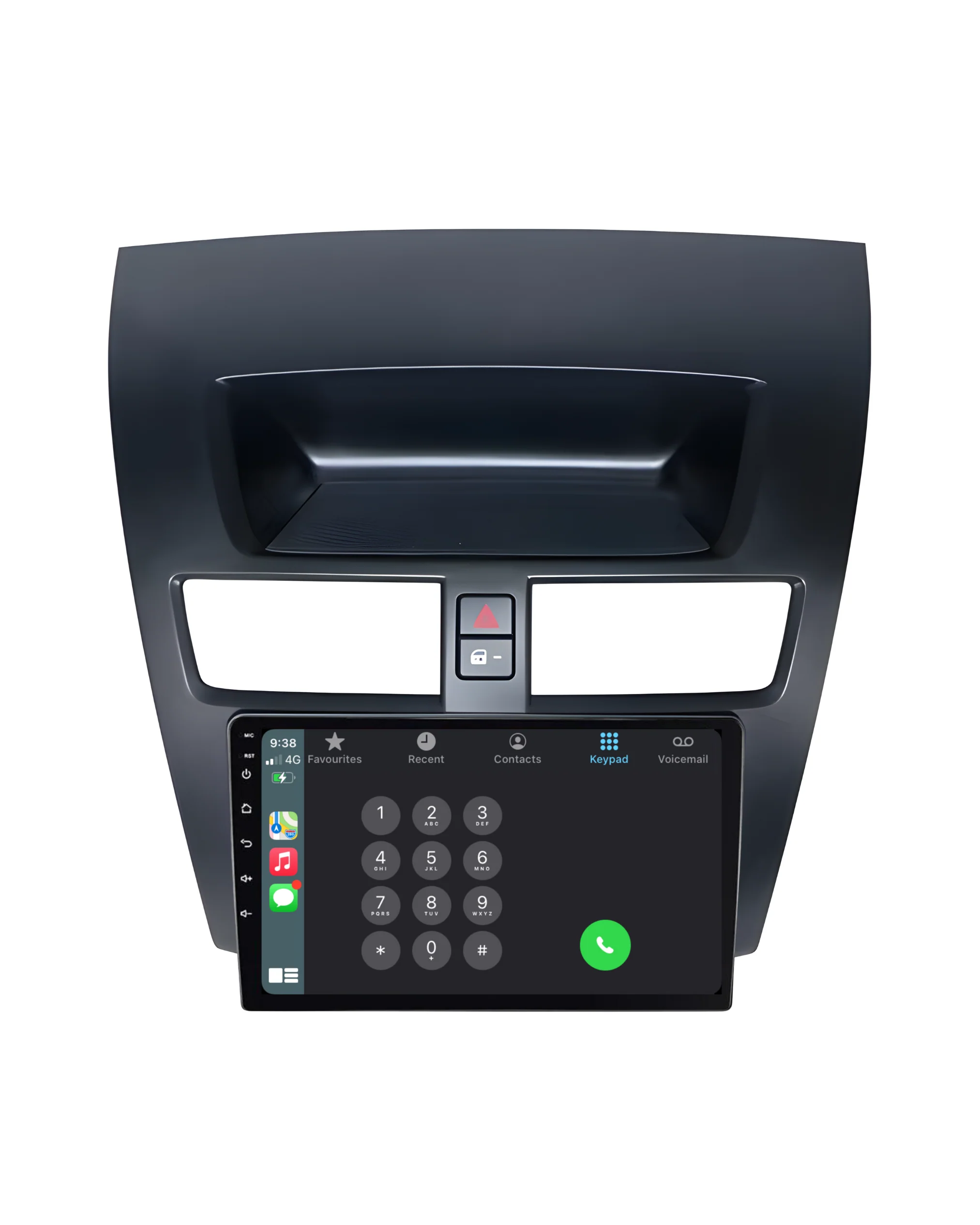 Mazda BT-50 (2012-2017) Plug & Play Head Unit Upgrade Kit: Car Radio with Wireless & Wired Apple CarPlay & Android Auto - Image 4