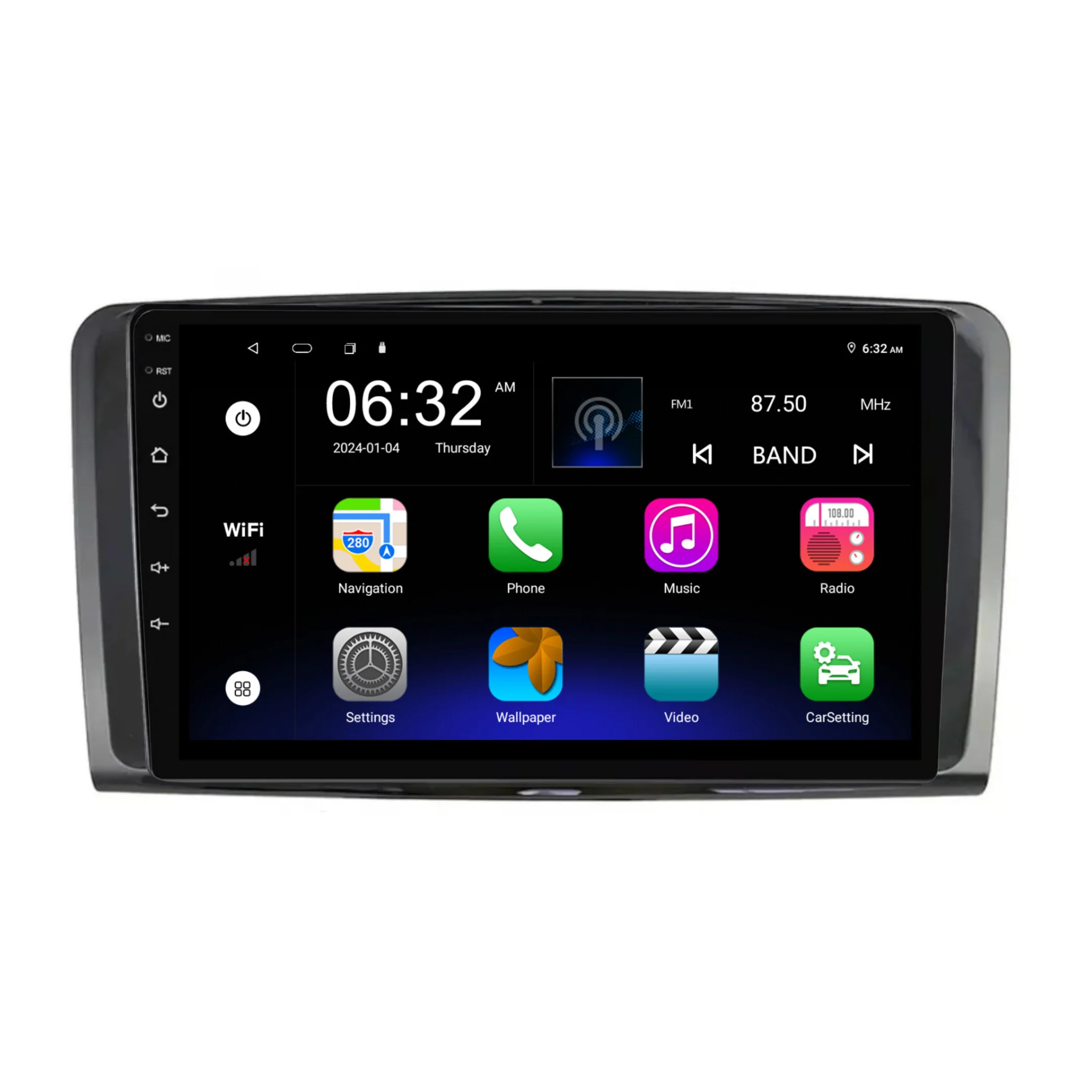 Mercedes Benz ML / W164 (2006-2010) Plug & Play Head Unit Upgrade Kit: Car Radio with Wireless & Wired Apple CarPlay & Android Auto - Image 6