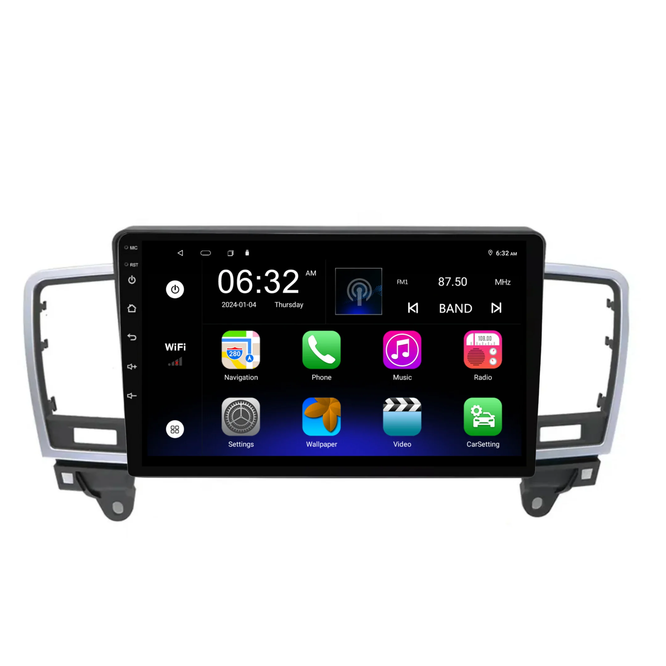 Mercedes Benz ML / W166 (2012-2015) Plug & Play Head Unit Upgrade Kit: Car Radio with Wireless & Wired Apple CarPlay & Android Auto - Image 6