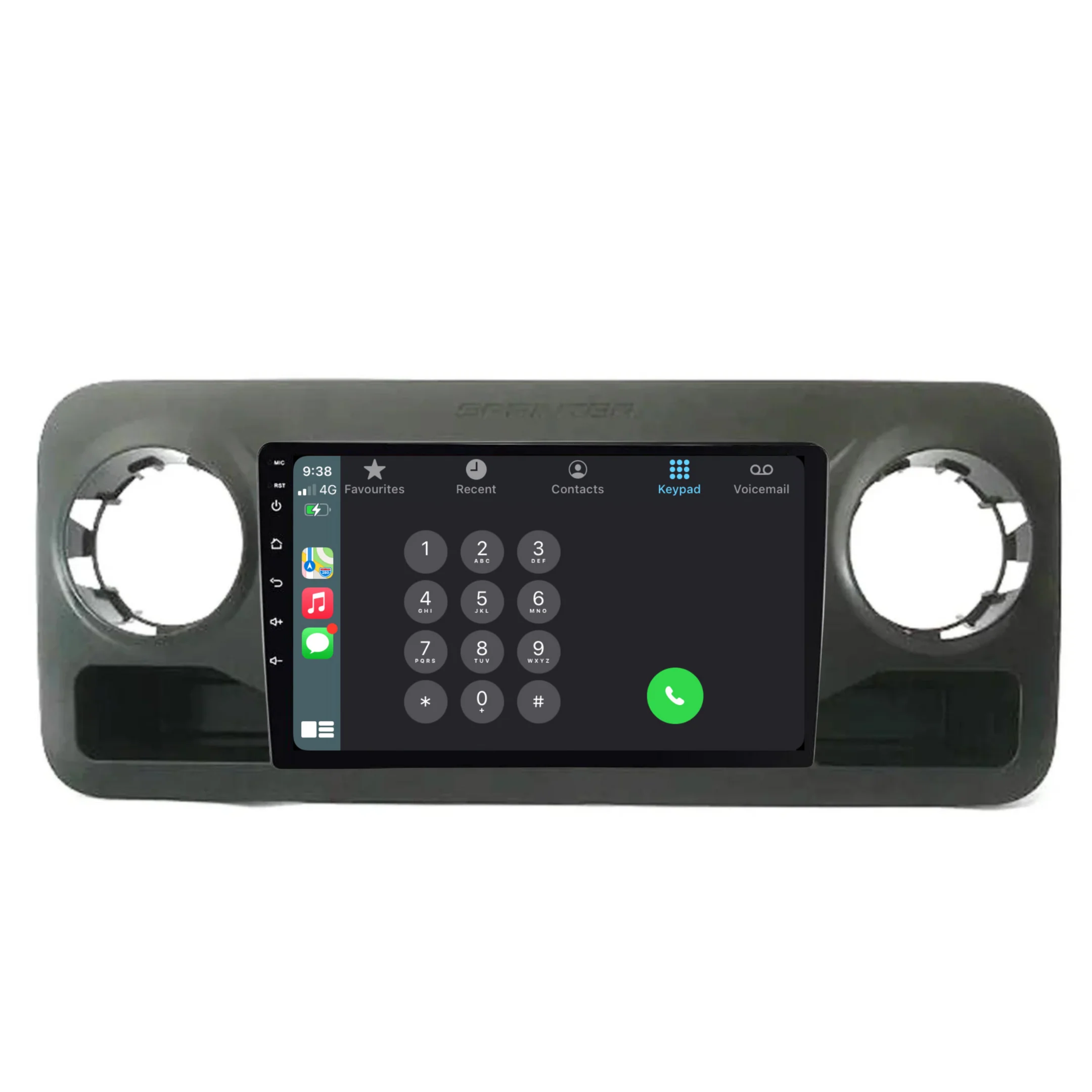 Mercedes Benz Sprinter (2018-2022) Plug & Play Head Unit Upgrade Kit: Car Radio with Wireless & Wired Apple CarPlay & Android Auto - Image 3