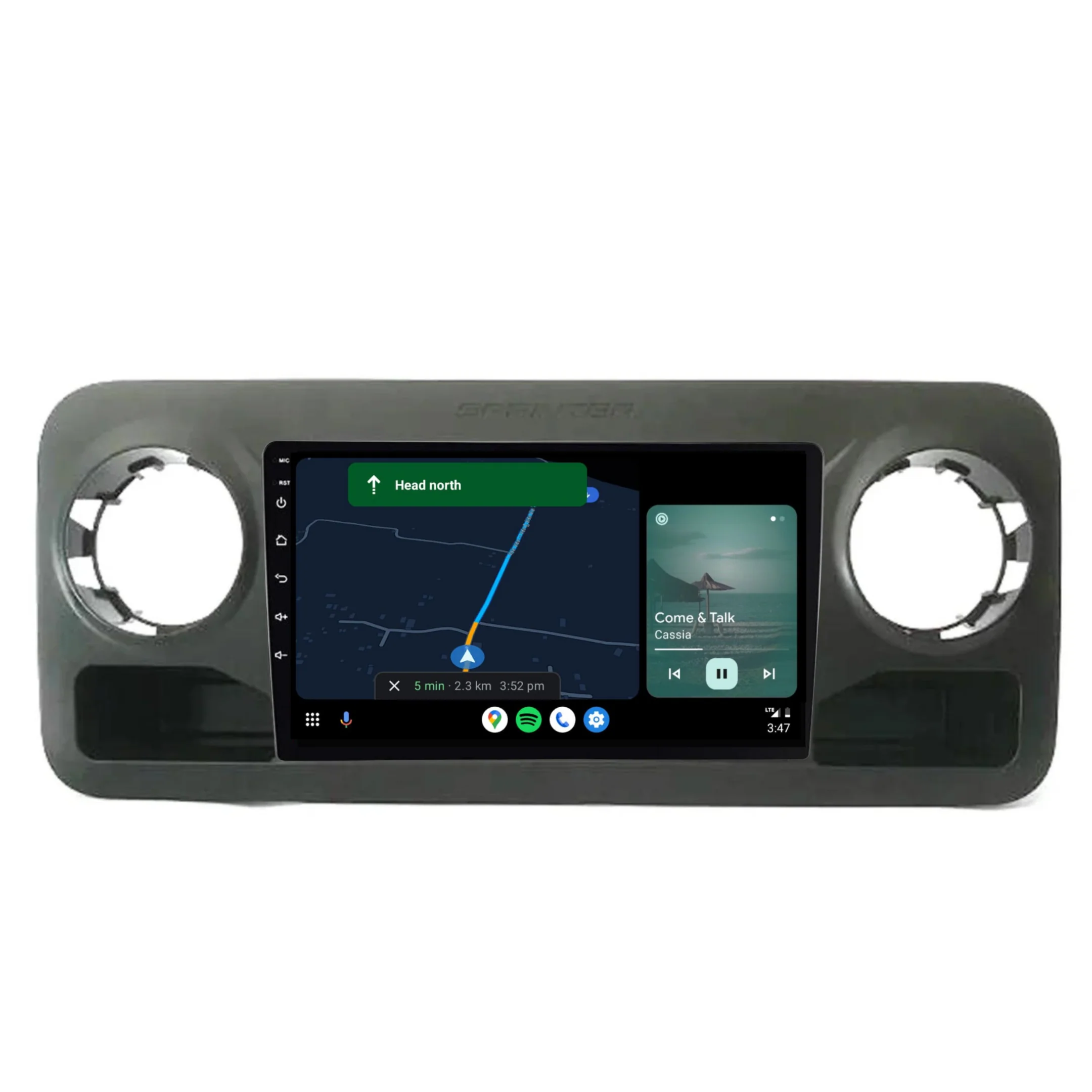 Mercedes Benz Sprinter (2018-2022) Plug & Play Head Unit Upgrade Kit: Car Radio with Wireless & Wired Apple CarPlay & Android Auto - Image 4