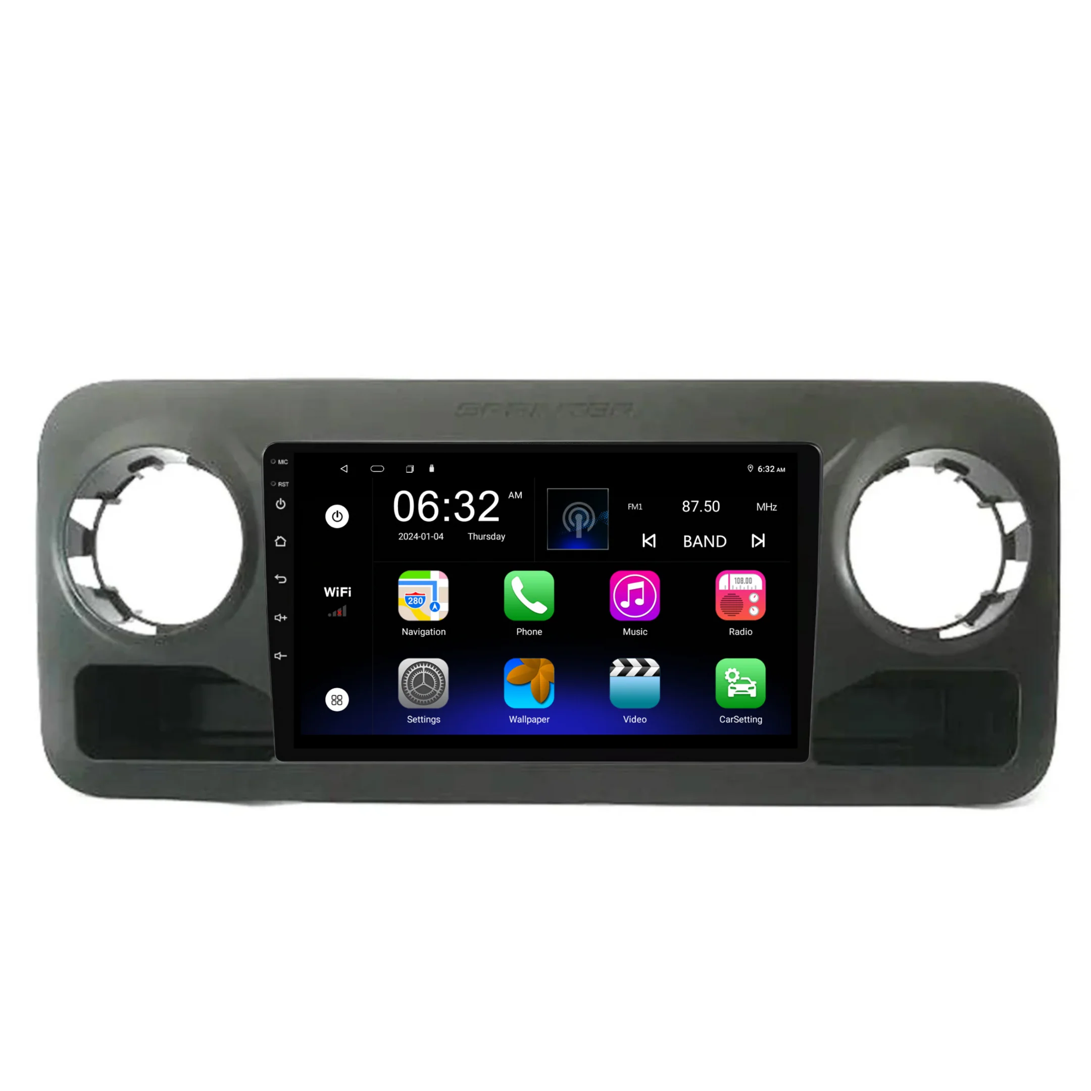 Mercedes Benz Sprinter (2018-2022) Plug & Play Head Unit Upgrade Kit: Car Radio with Wireless & Wired Apple CarPlay & Android Auto - Image 6