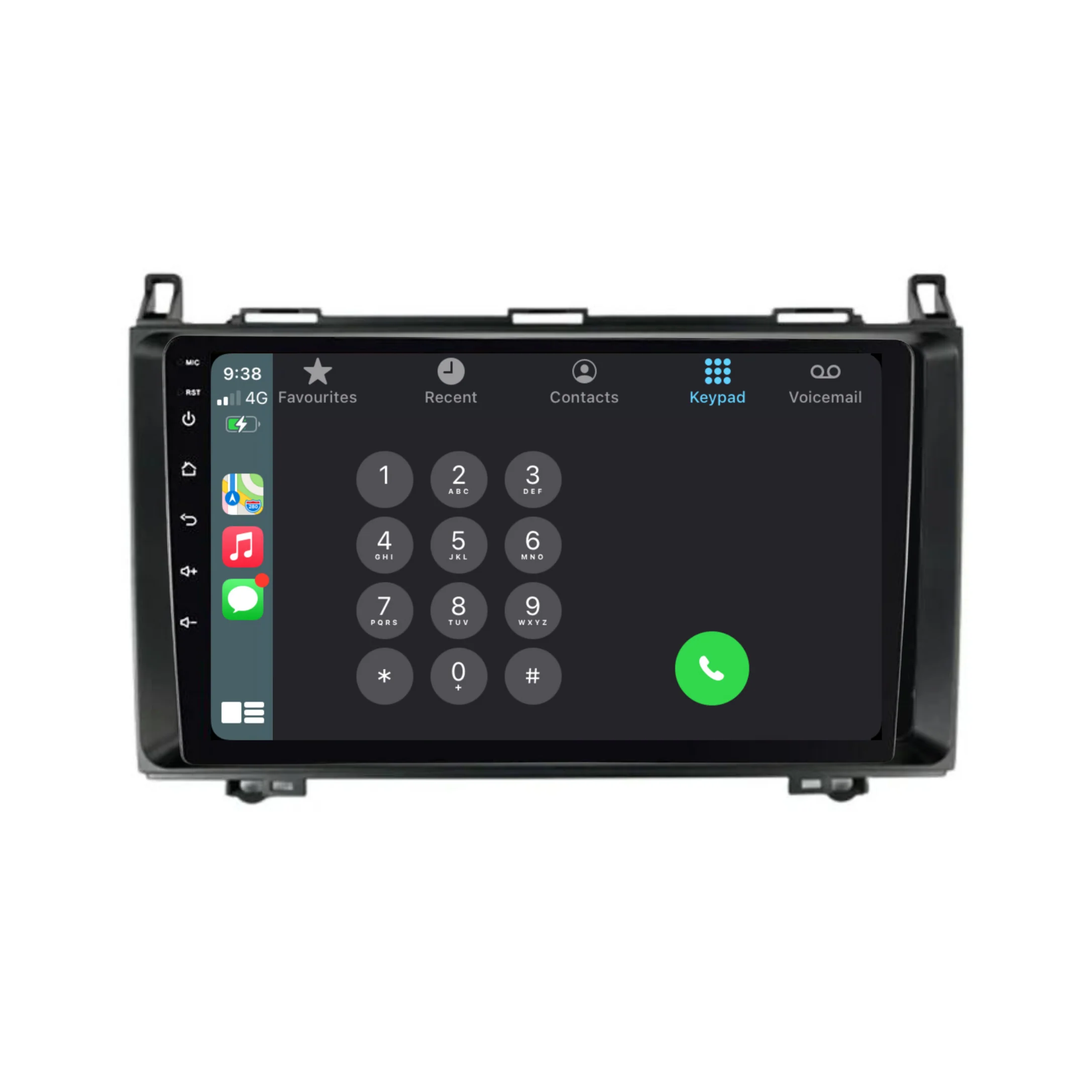 Mercedes Benz W169/W245 Viano Vito W639 Sprinter/B200/W906 Plug & Play Head Unit Upgrade Kit: Car Radio with Wireless & Wired Apple CarPlay & Android Auto - Image 4