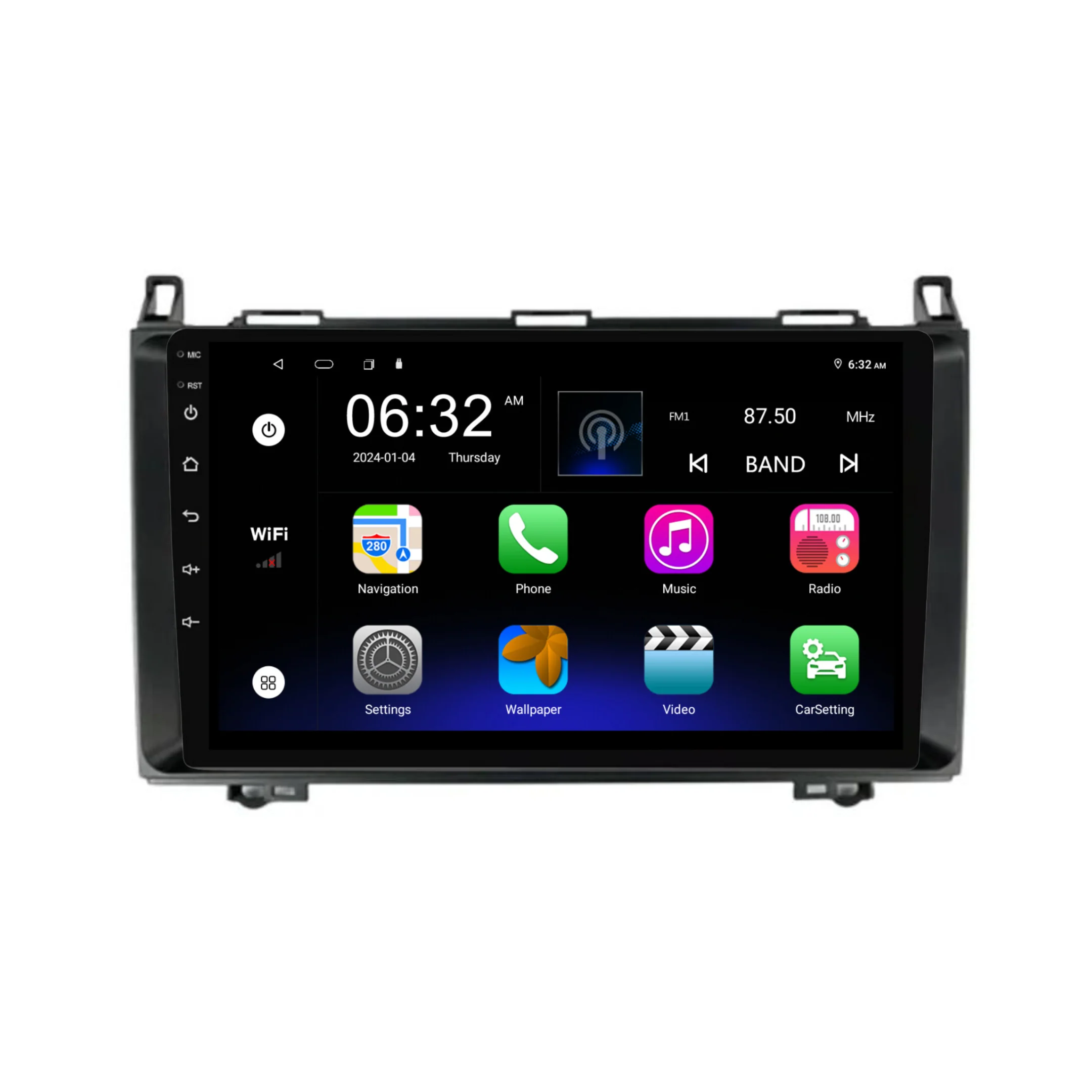Mercedes Benz W169/W245 Viano Vito W639 Sprinter/B200/W906 Plug & Play Head Unit Upgrade Kit: Car Radio with Wireless & Wired Apple CarPlay & Android Auto - Image 7