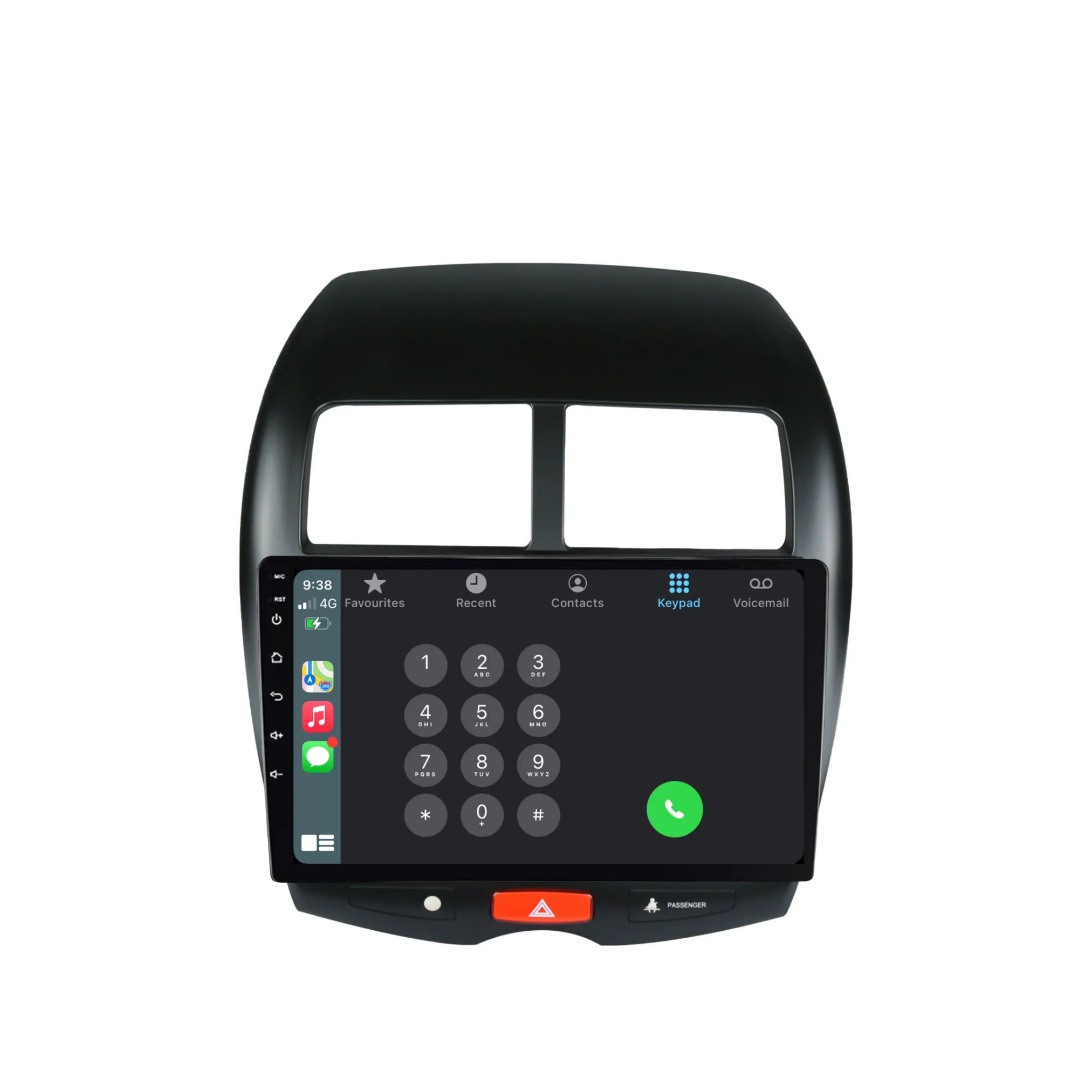 Mitsubishi ASX (2010-2017) Plug & Play Head Unit Upgrade Kit: Car Radio with Wireless & Wired Apple CarPlay & Android Auto - Image 3