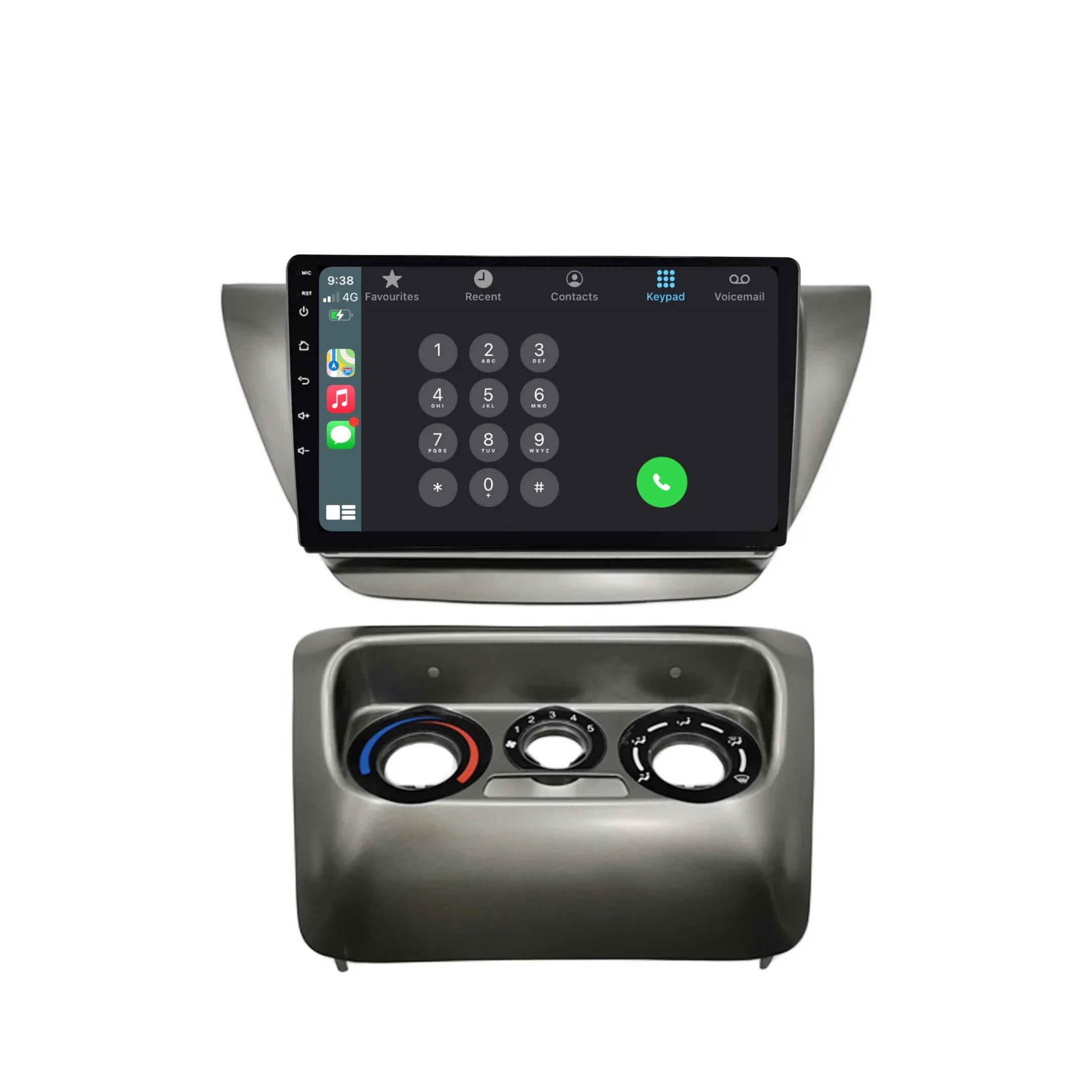 Mitsubishi Lancer (2003-2007) Plug & Play Head Unit Upgrade Kit: Car Radio with Wireless & Wired Apple CarPlay & Android Auto - Image 3