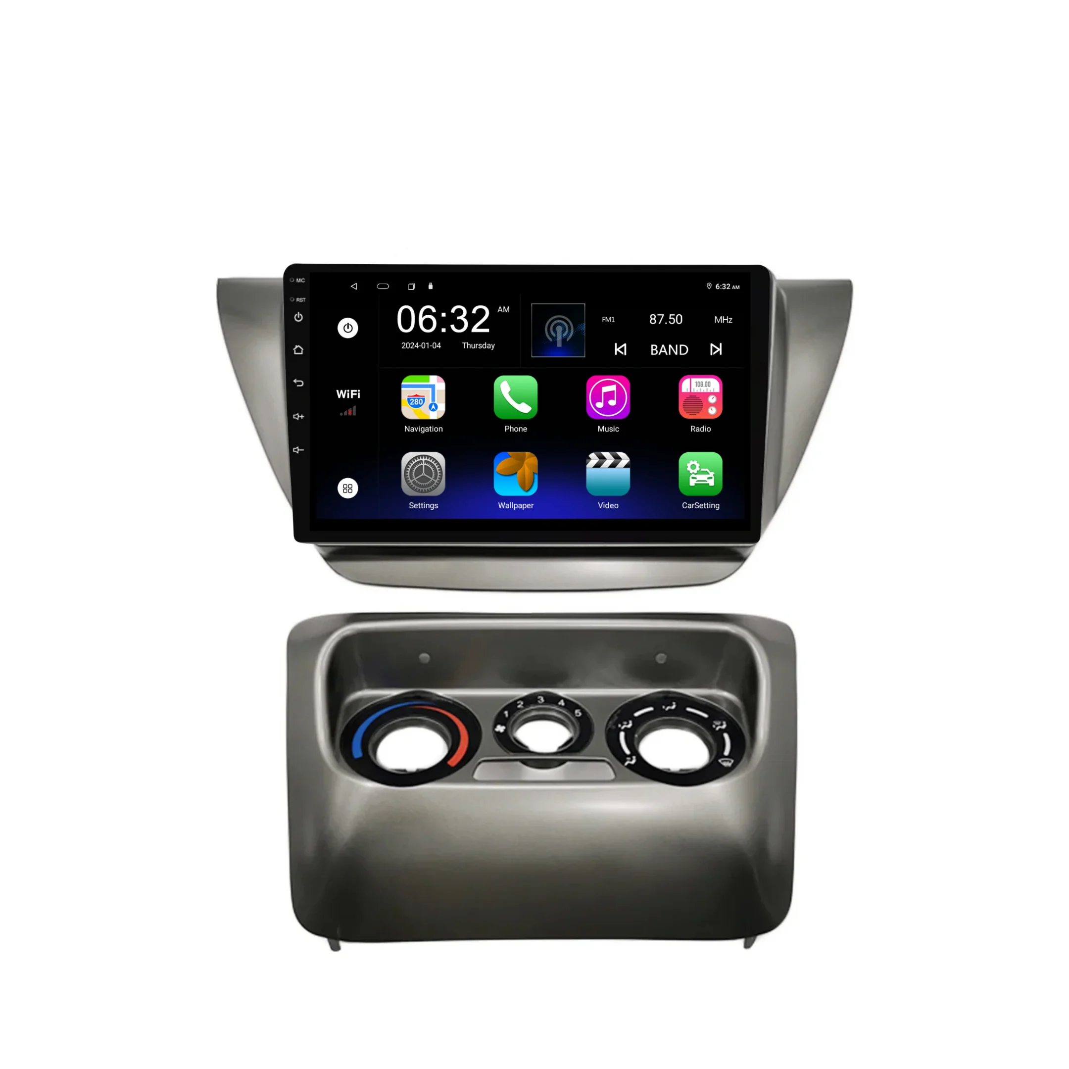 Mitsubishi Lancer (2003-2007) Plug & Play Head Unit Upgrade Kit: Car Radio with Wireless & Wired Apple CarPlay & Android Auto - Image 6