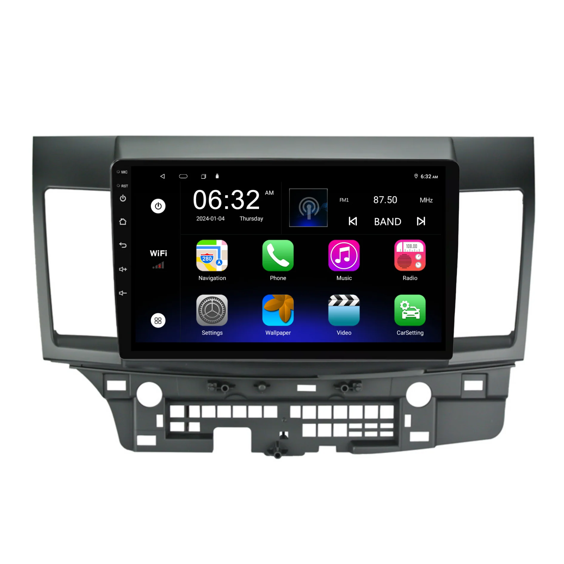 Mitsubishi Lancer CJ (2008-2018) Plug & Play Head Unit Upgrade Kit: Car Radio with Wireless & Wired Apple CarPlay & Android Auto - Image 6