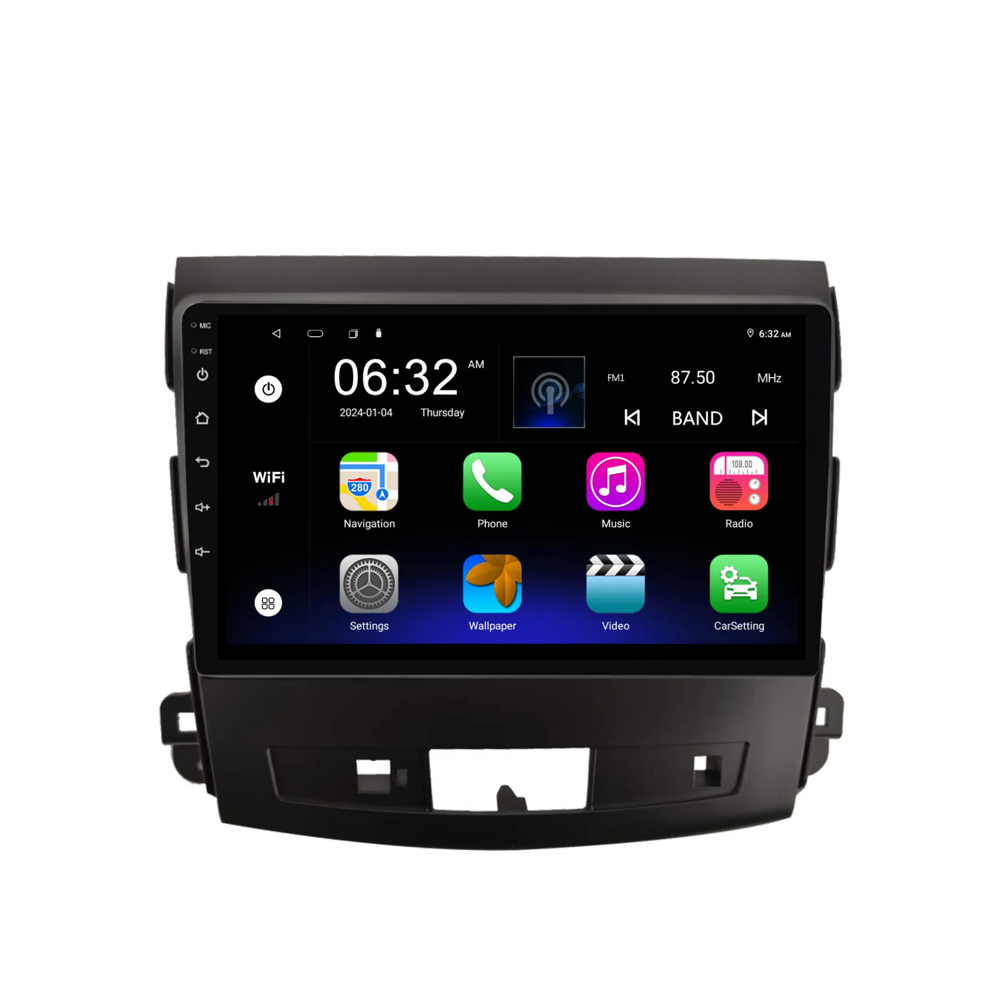 Mitsubishi Outlander (2008-2012) Plug & Play Head Unit Upgrade Kit: Car Radio with Wireless & Wired Apple CarPlay & Android Auto - Image 6