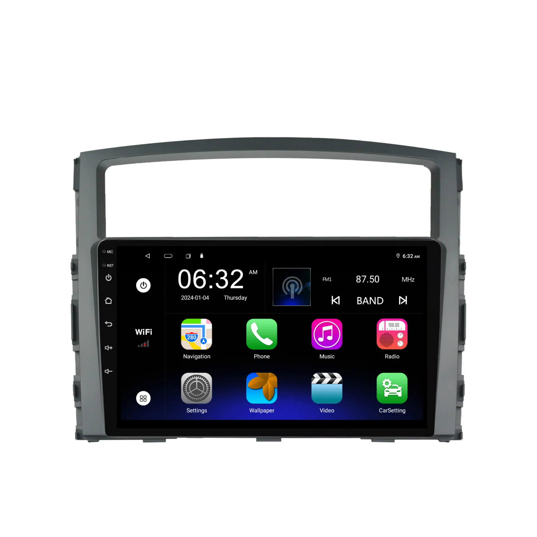 Mitsubishi Pajero (2006-2016) Plug & Play Head Unit Upgrade Kit: Car Radio with Wireless & Wired Apple CarPlay & Android Auto - Image 6