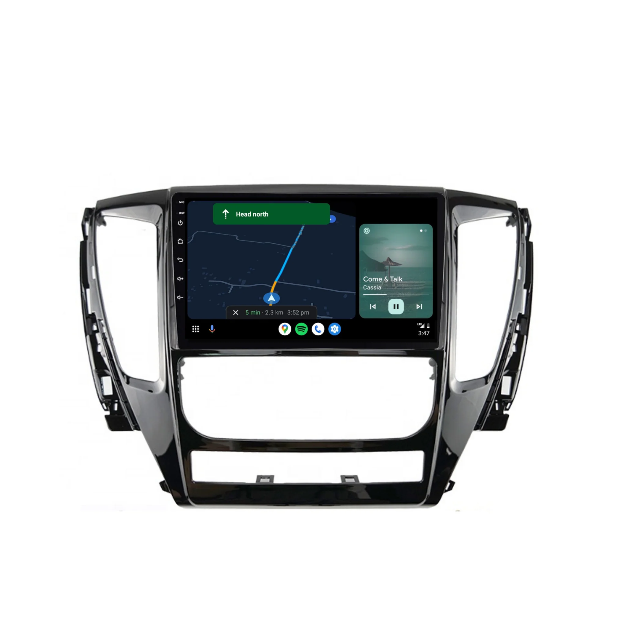 Mitsubishi Pajero Sport (2015-2019) Plug & Play Head Unit Upgrade Kit: Car Radio with Wireless & Wired Apple CarPlay & Android Auto - Image 4