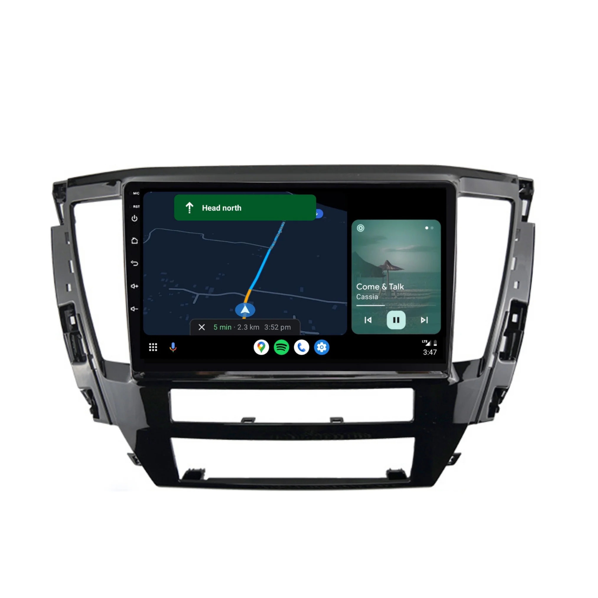 Mitsubishi Pajero Sport (2020-2024) Plug & Play Head Unit Upgrade Kit: Car Radio with Wireless & Wired Apple CarPlay & Android Auto - Image 4