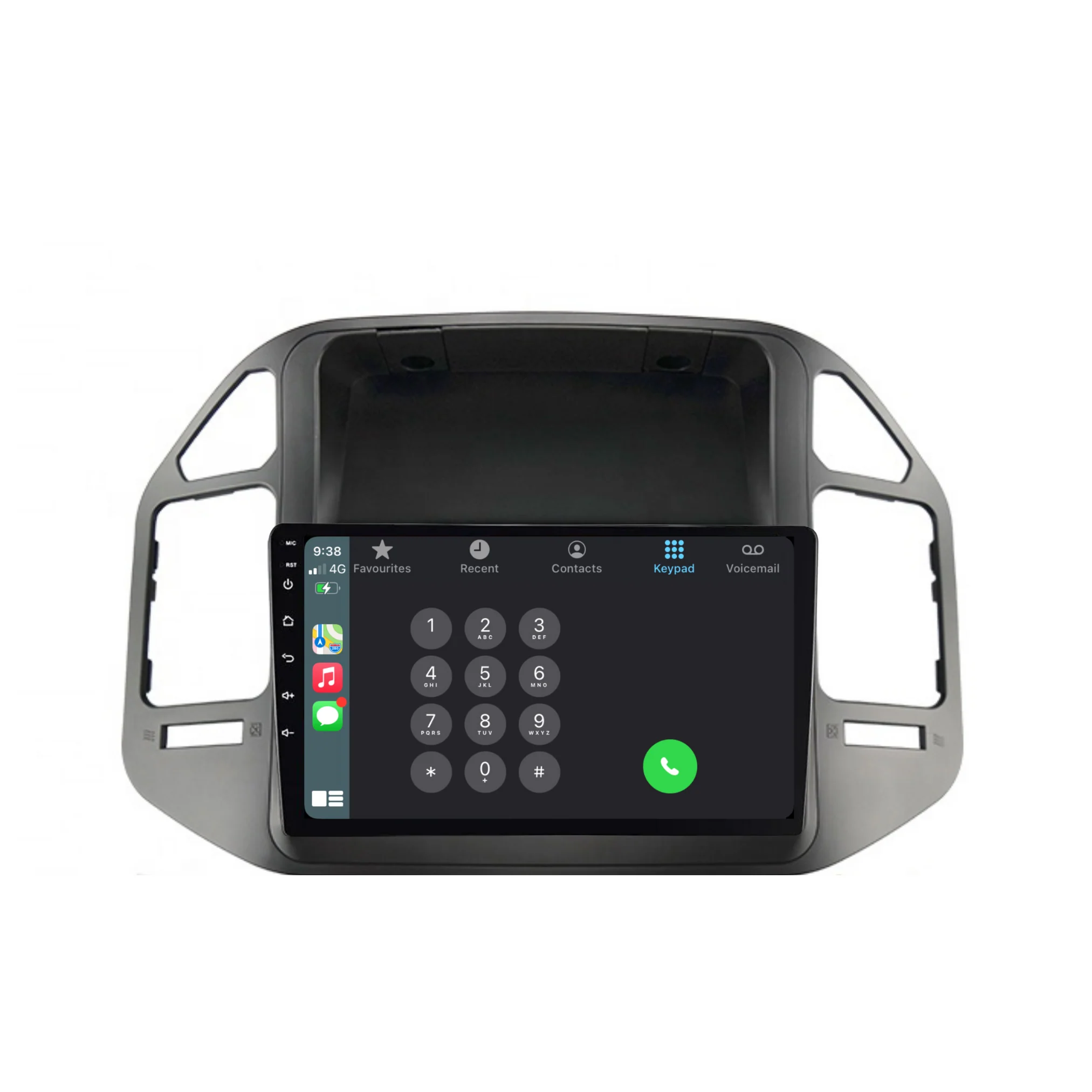 Mitsubishi Pajero V73 (2000-2006) Plug & Play Head Unit Upgrade Kit: Car Radio with Wireless & Wired Apple CarPlay & Android Auto - Image 3