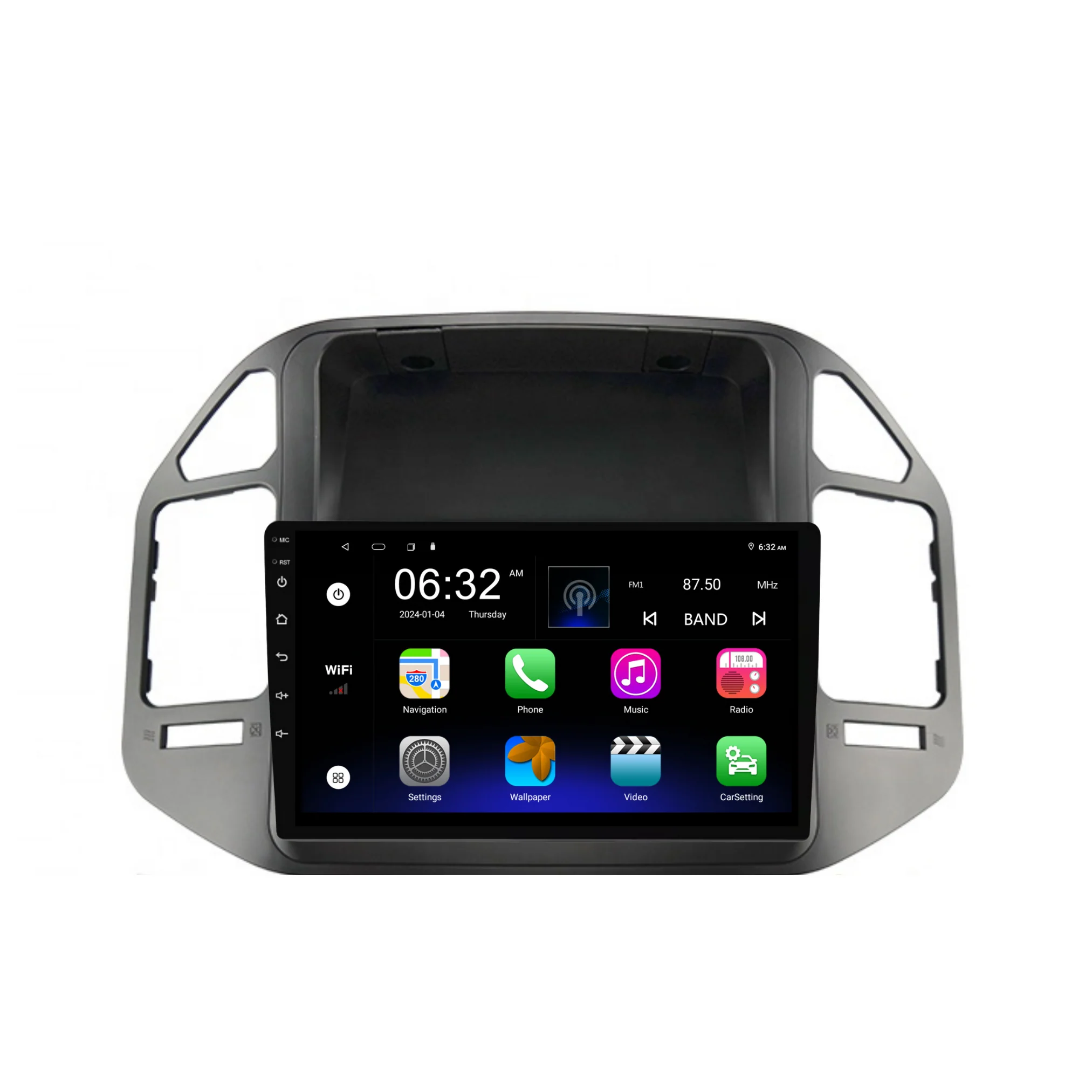 Mitsubishi Pajero V73 (2000-2006) Plug & Play Head Unit Upgrade Kit: Car Radio with Wireless & Wired Apple CarPlay & Android Auto - Image 6