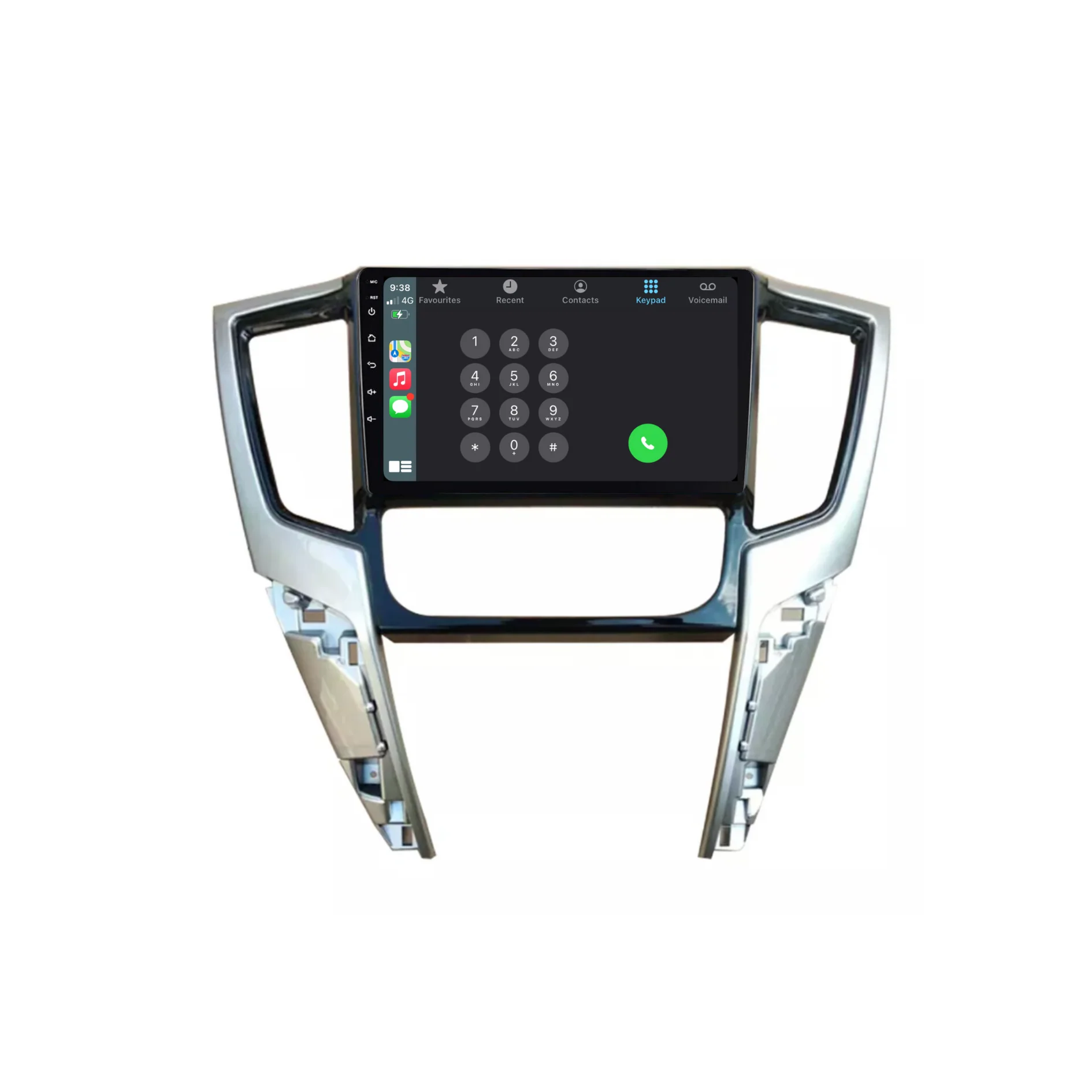 Mitsubishi Triton (2020-2023) Plug & Play Head Unit Upgrade Kit: Car Radio with Wireless & Wired Apple CarPlay & Android Auto - Image 3