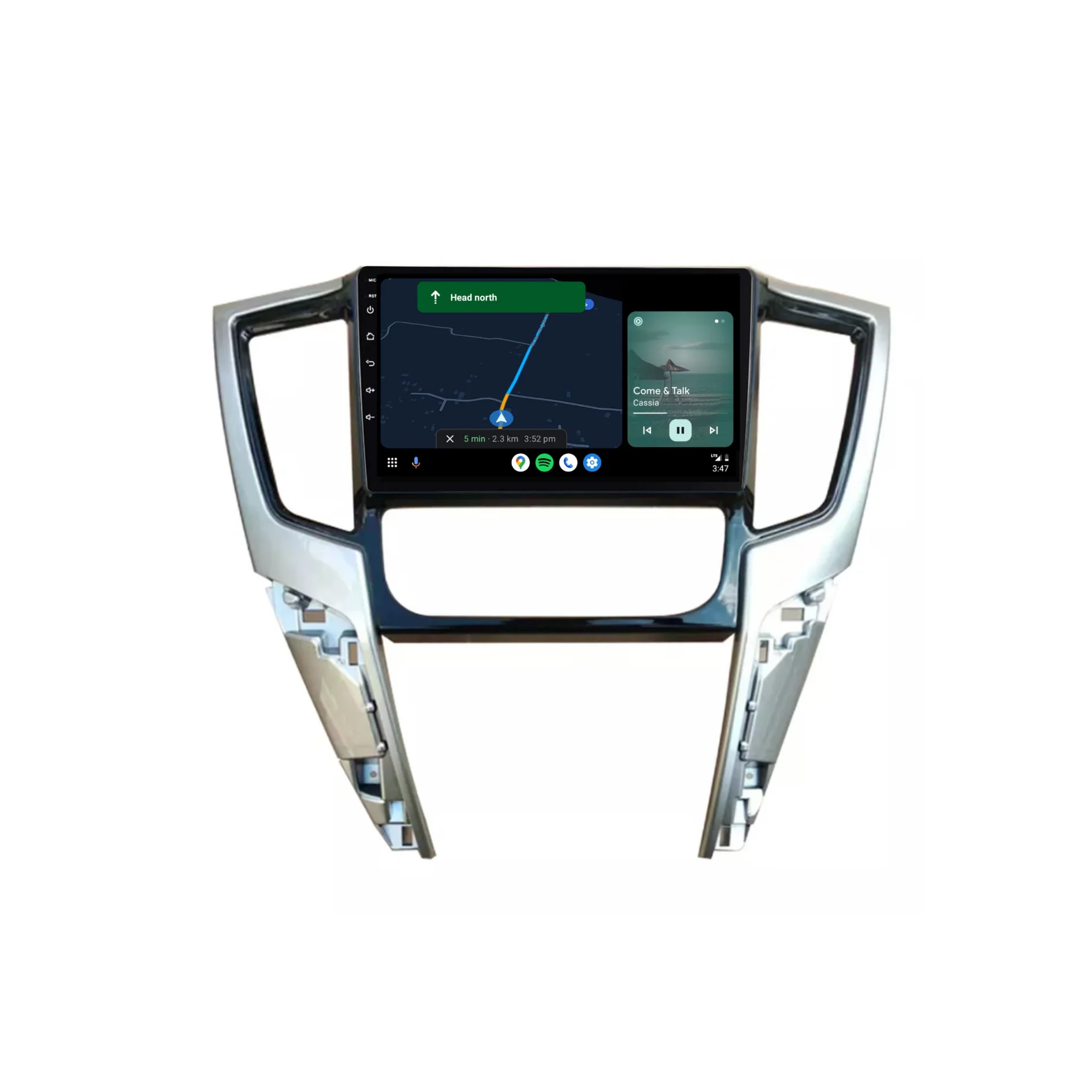 Mitsubishi Triton (2020-2023) Plug & Play Head Unit Upgrade Kit: Car Radio with Wireless & Wired Apple CarPlay & Android Auto - Image 4