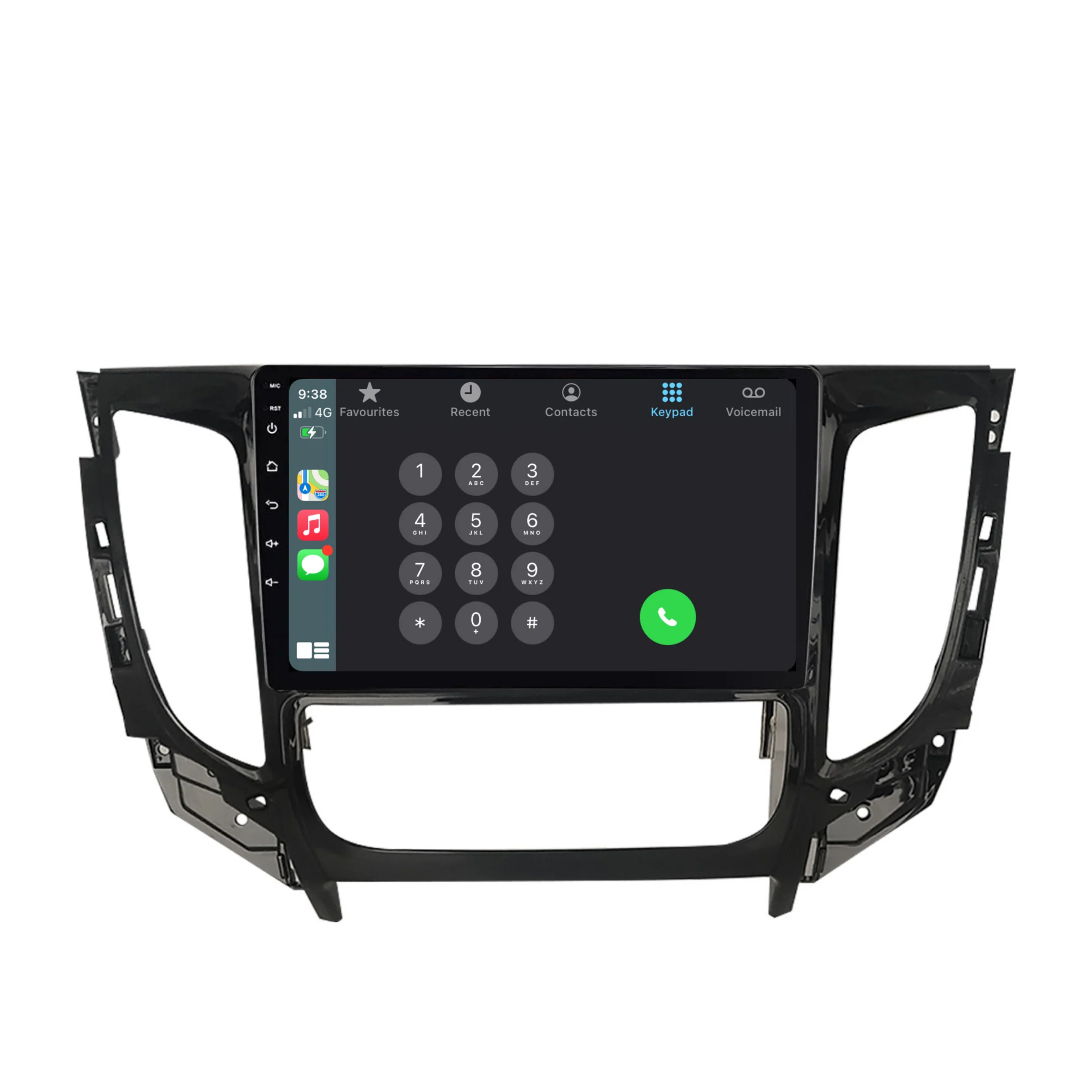 Mitsubishi Triton AUTO AC (2015-2019) Plug & Play Head Unit Upgrade Kit: Car Radio with Wireless & Wired Apple CarPlay & Android Auto - Image 3