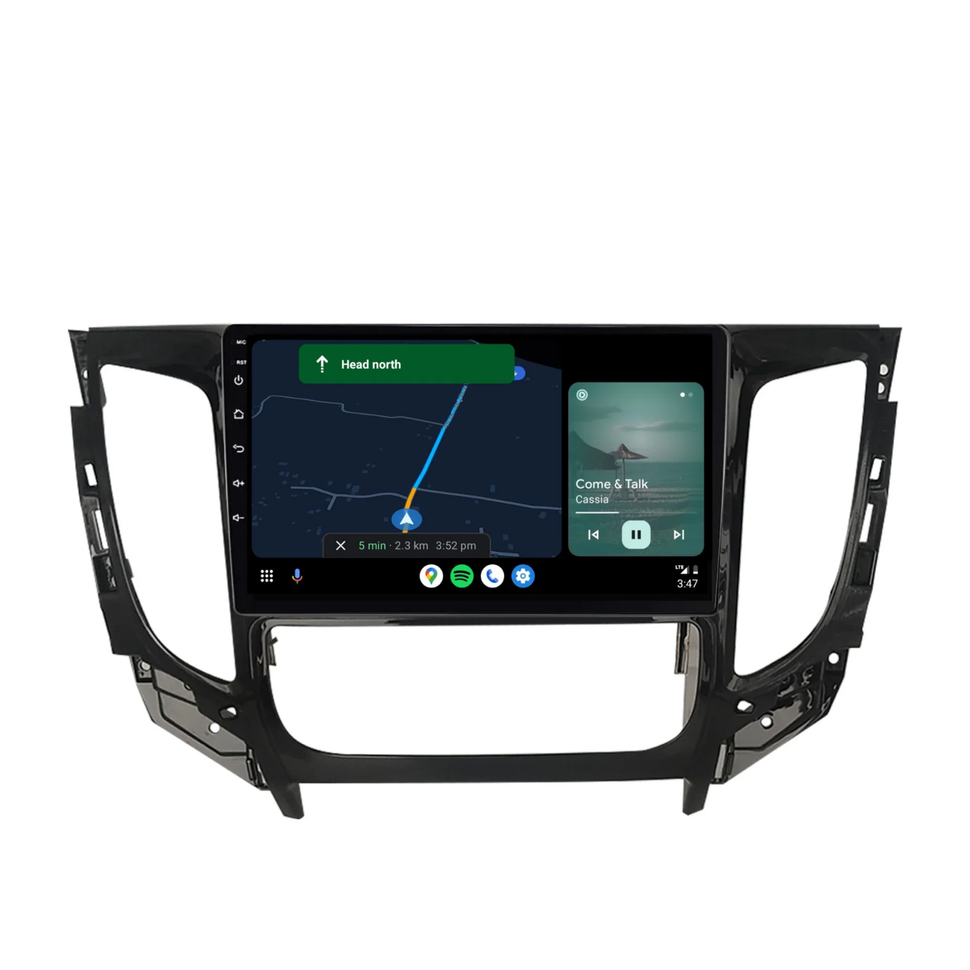 Mitsubishi Triton AUTO AC (2015-2019) Plug & Play Head Unit Upgrade Kit: Car Radio with Wireless & Wired Apple CarPlay & Android Auto - Image 4