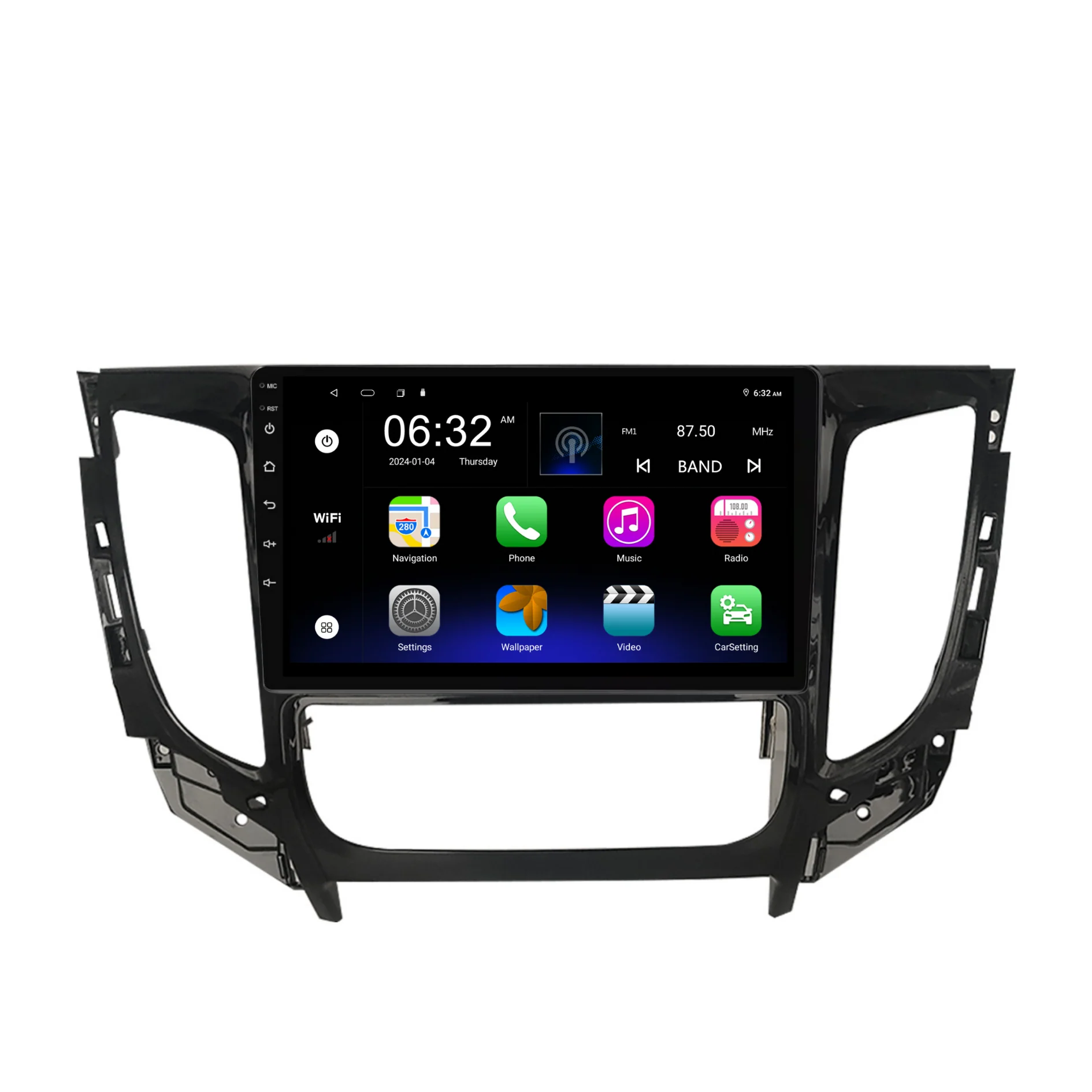 Mitsubishi Triton AUTO AC (2015-2019) Plug & Play Head Unit Upgrade Kit: Car Radio with Wireless & Wired Apple CarPlay & Android Auto - Image 6