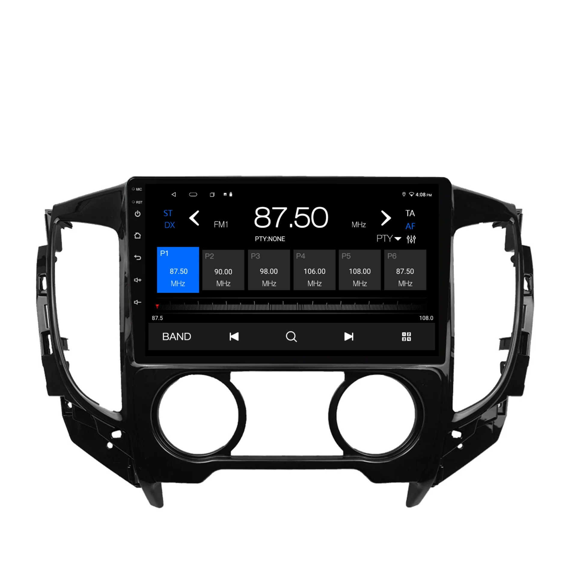 Mitsubishi Triton MANUAL AC (2015-2022) Plug & Play Head Unit Upgrade Kit: Car Radio with Wireless & Wired Apple CarPlay & Android Auto - Image 5