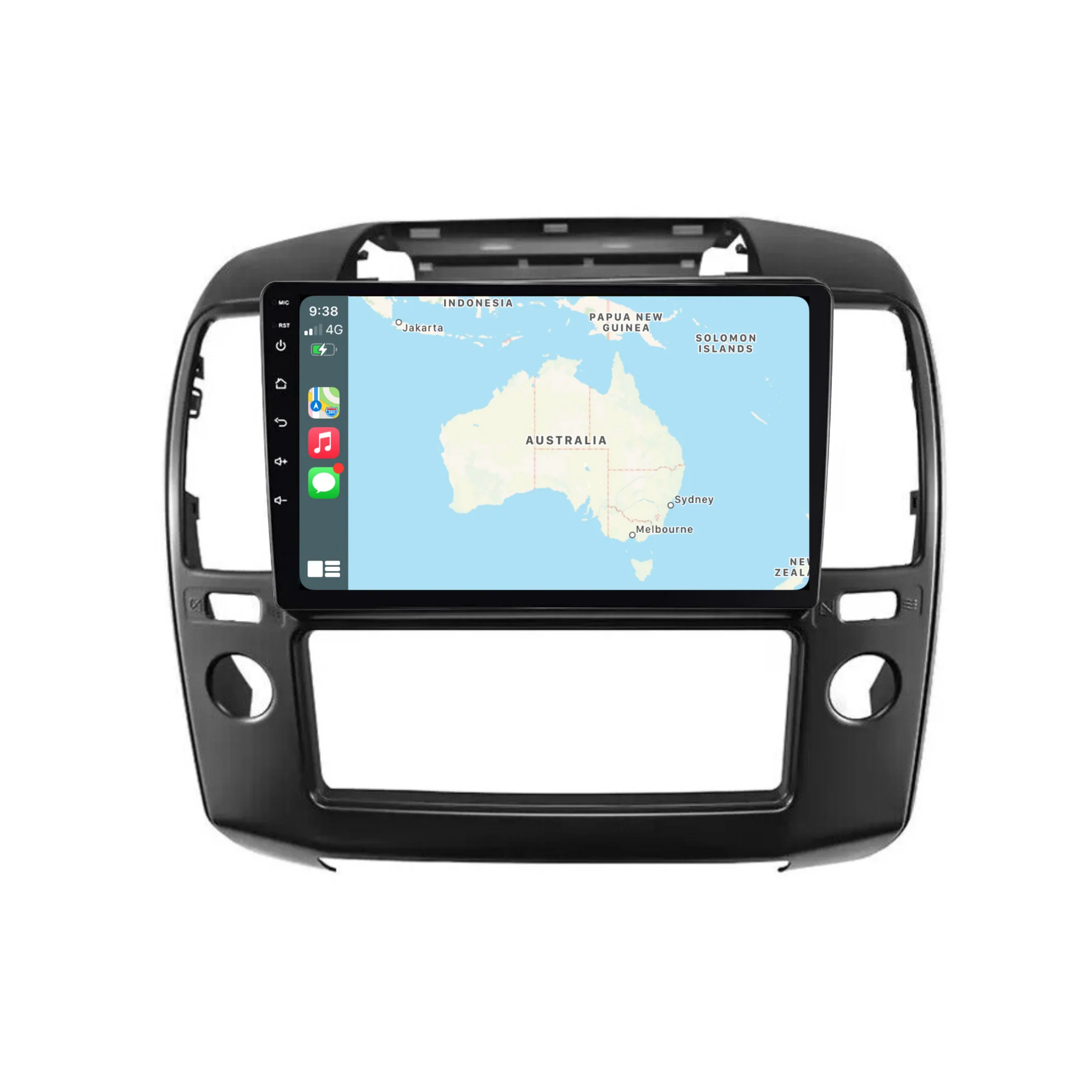 Nissan Navara / D40 (2006-2012) Plug & Play Head Unit Upgrade Kit: Car Radio with Wireless & Wired Apple CarPlay & Android Auto - Image 3