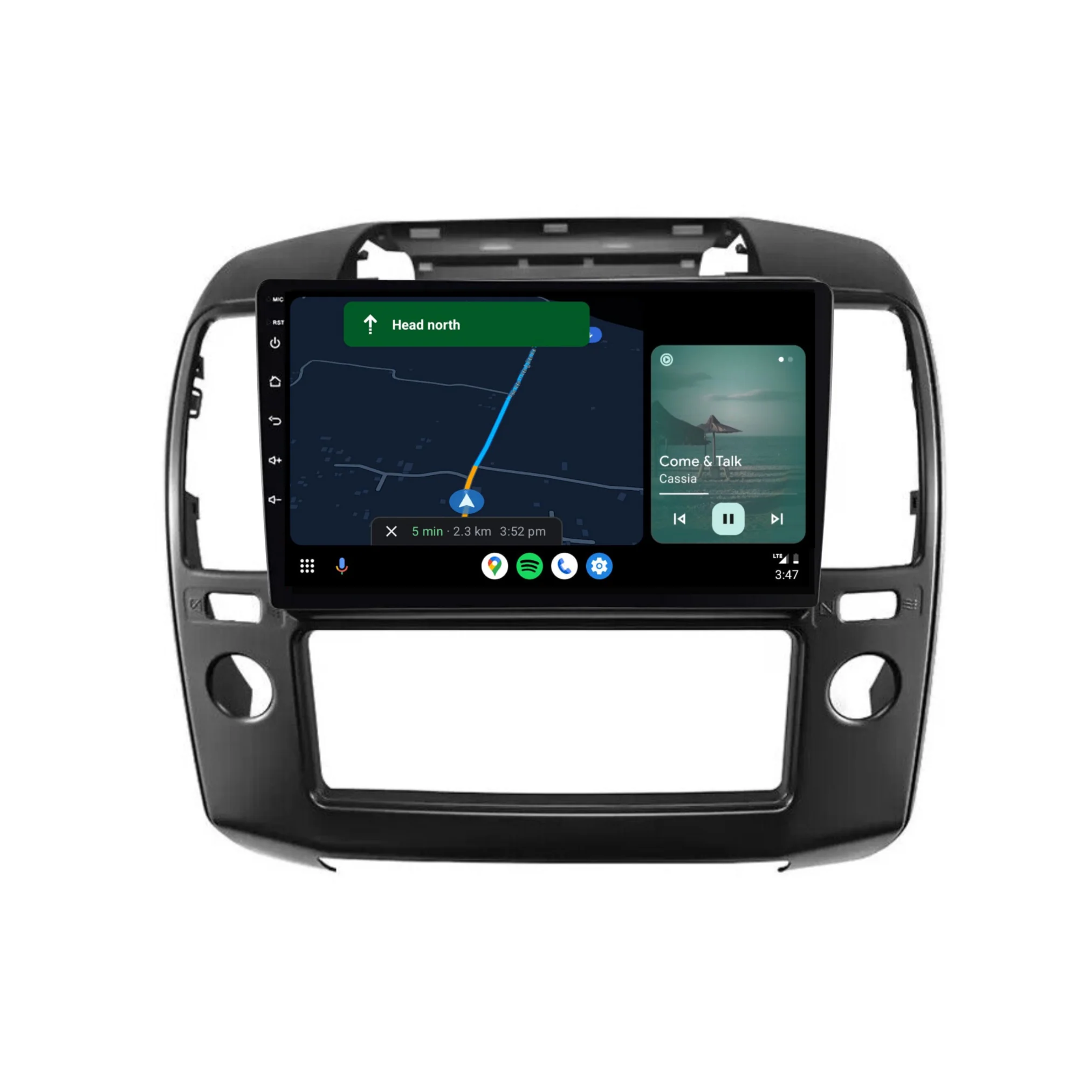 Nissan Navara / D40 (2006-2012) Plug & Play Head Unit Upgrade Kit: Car Radio with Wireless & Wired Apple CarPlay & Android Auto - Image 5