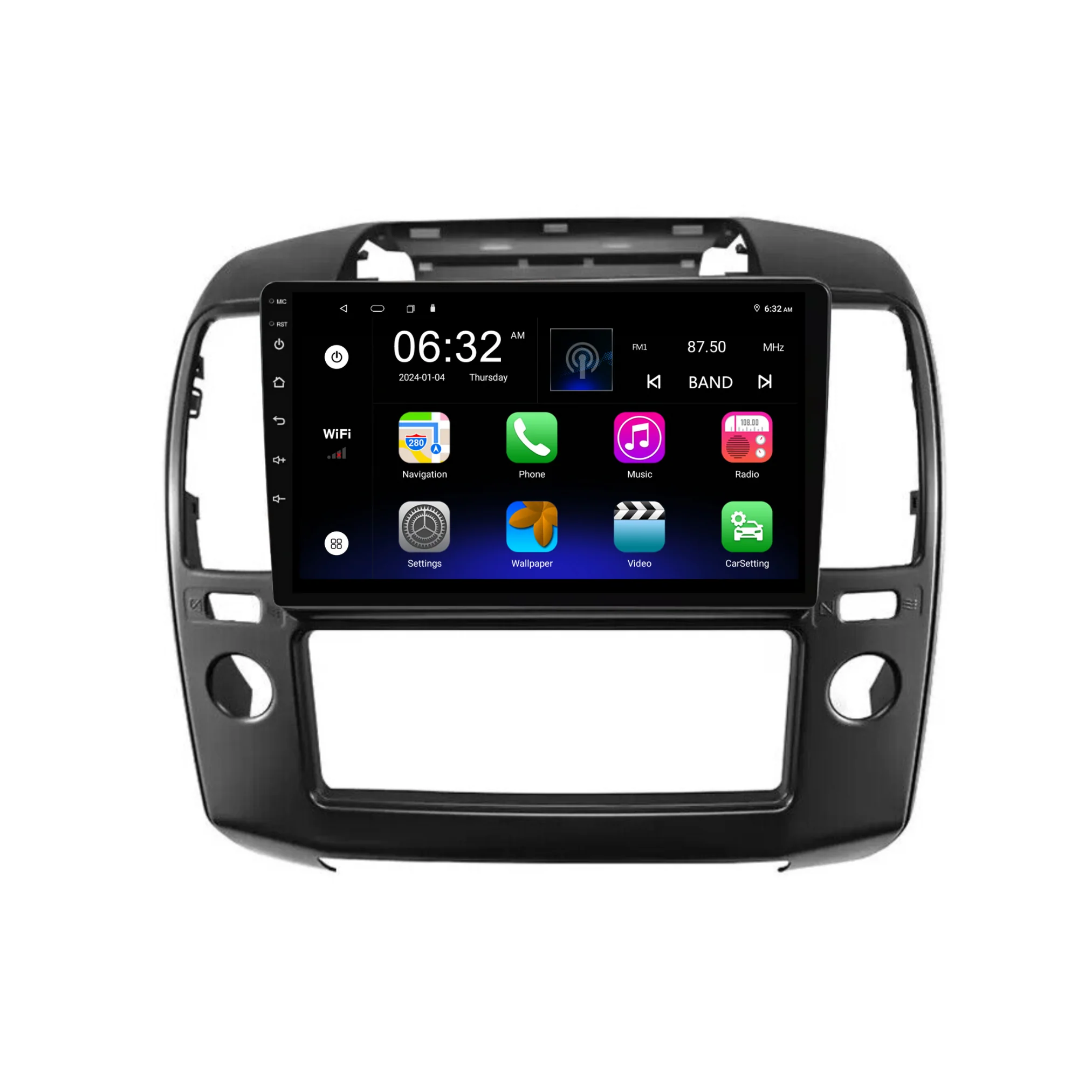 Nissan Navara / D40 (2006-2012) Plug & Play Head Unit Upgrade Kit: Car Radio with Wireless & Wired Apple CarPlay & Android Auto - Image 7