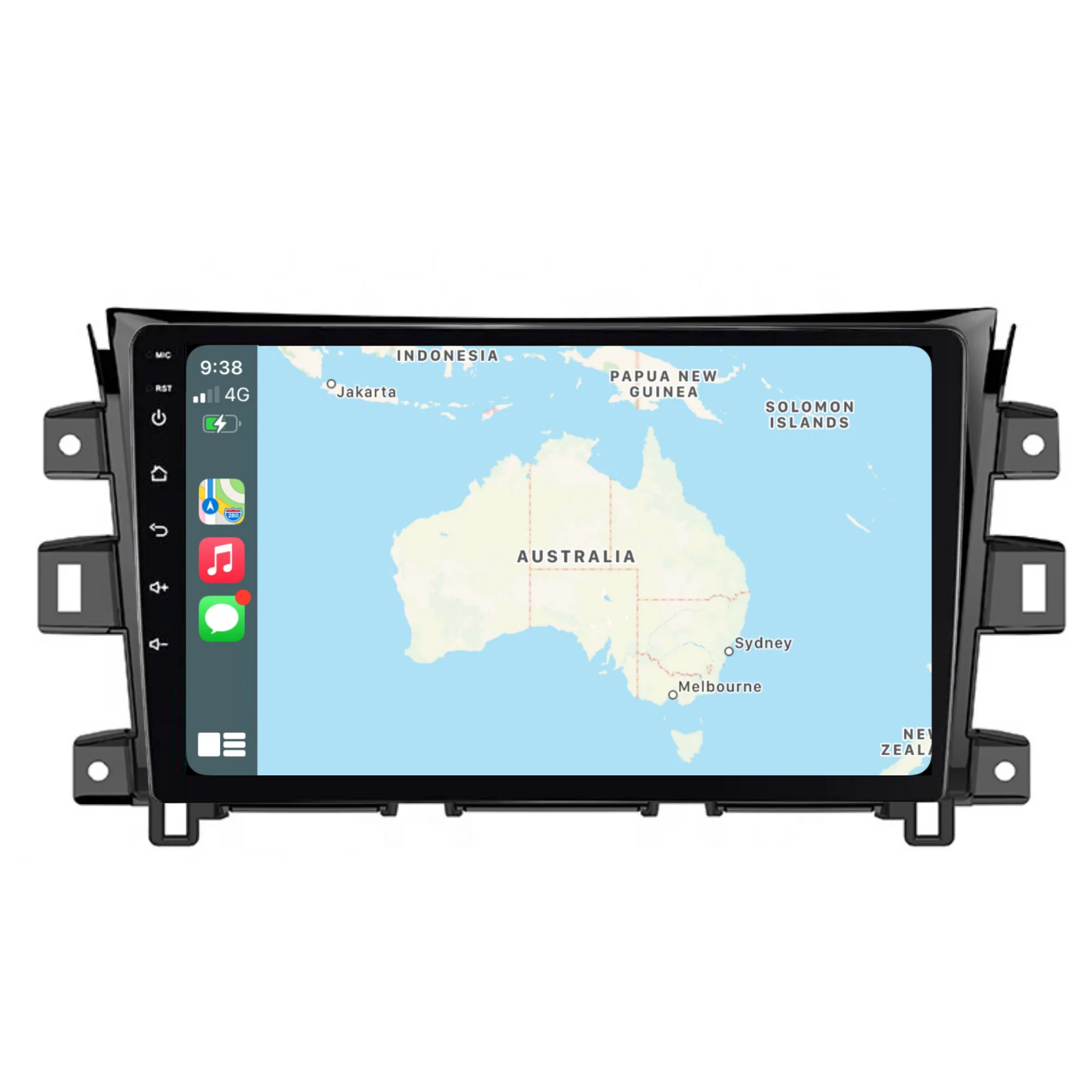 Nissan Navara STX / NP300 (2015-2022) Plug & Play Head Unit Upgrade Kit: Car Radio with Wireless & Wired Apple CarPlay & Android Auto - Image 3