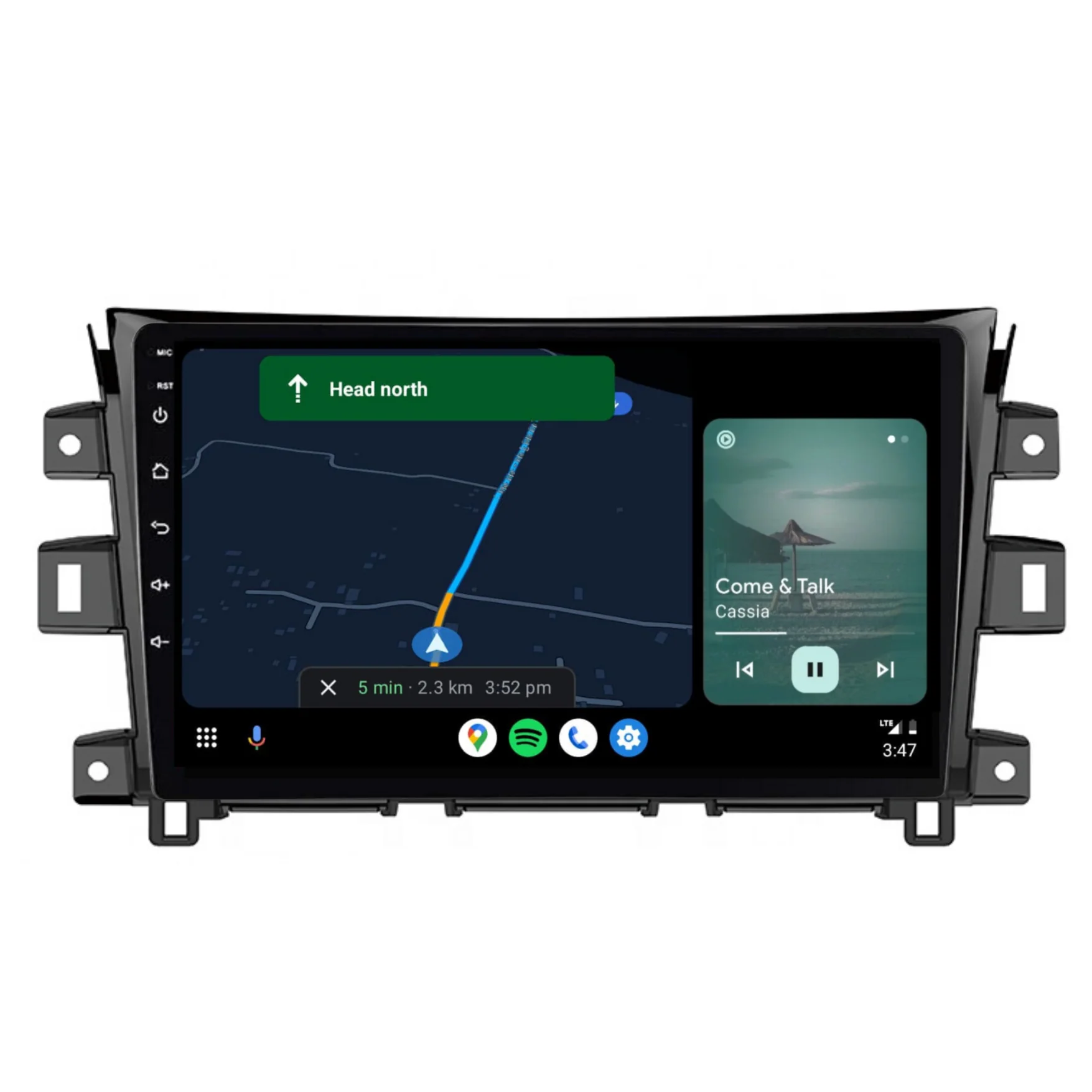 Nissan Navara STX / NP300 (2015-2022) Plug & Play Head Unit Upgrade Kit: Car Radio with Wireless & Wired Apple CarPlay & Android Auto - Image 4
