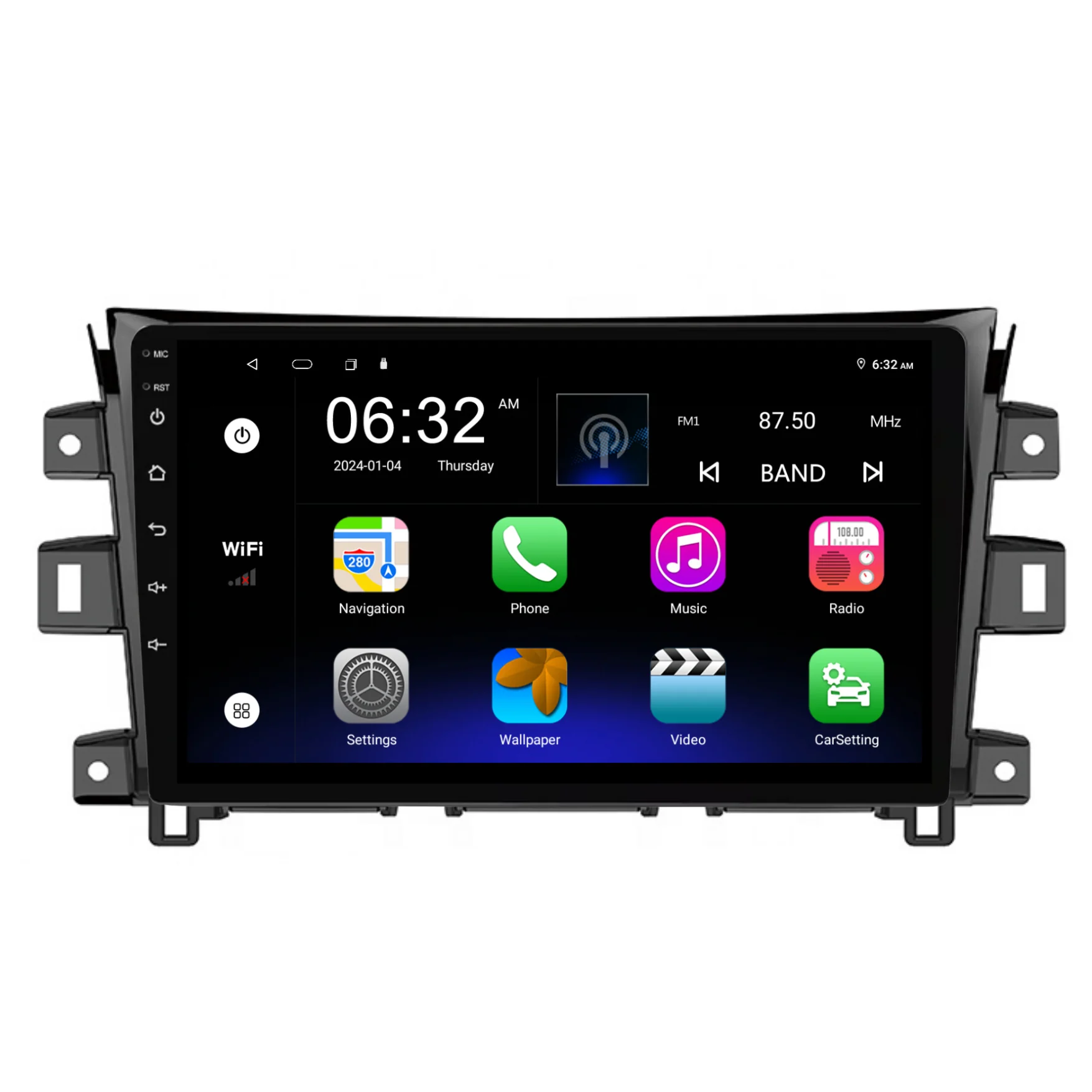 Nissan Navara STX / NP300 (2015-2022) Plug & Play Head Unit Upgrade Kit: Car Radio with Wireless & Wired Apple CarPlay & Android Auto - Image 6