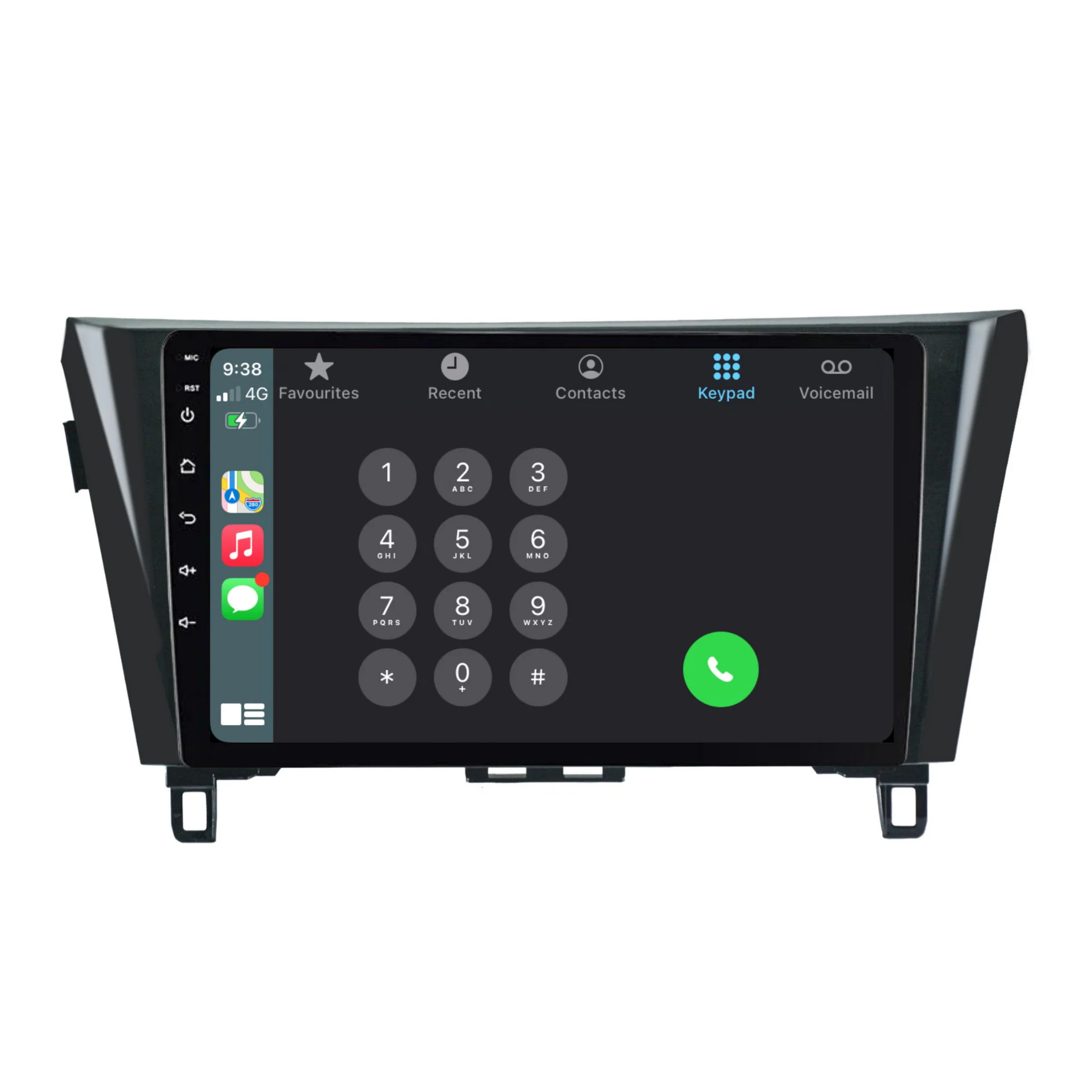 Nissan Qashqai / X-TRAIL (2014-2021) Plug & Play Head Unit Upgrade Kit: Car Radio with Wireless & Wired Apple CarPlay & Android Auto - Image 3