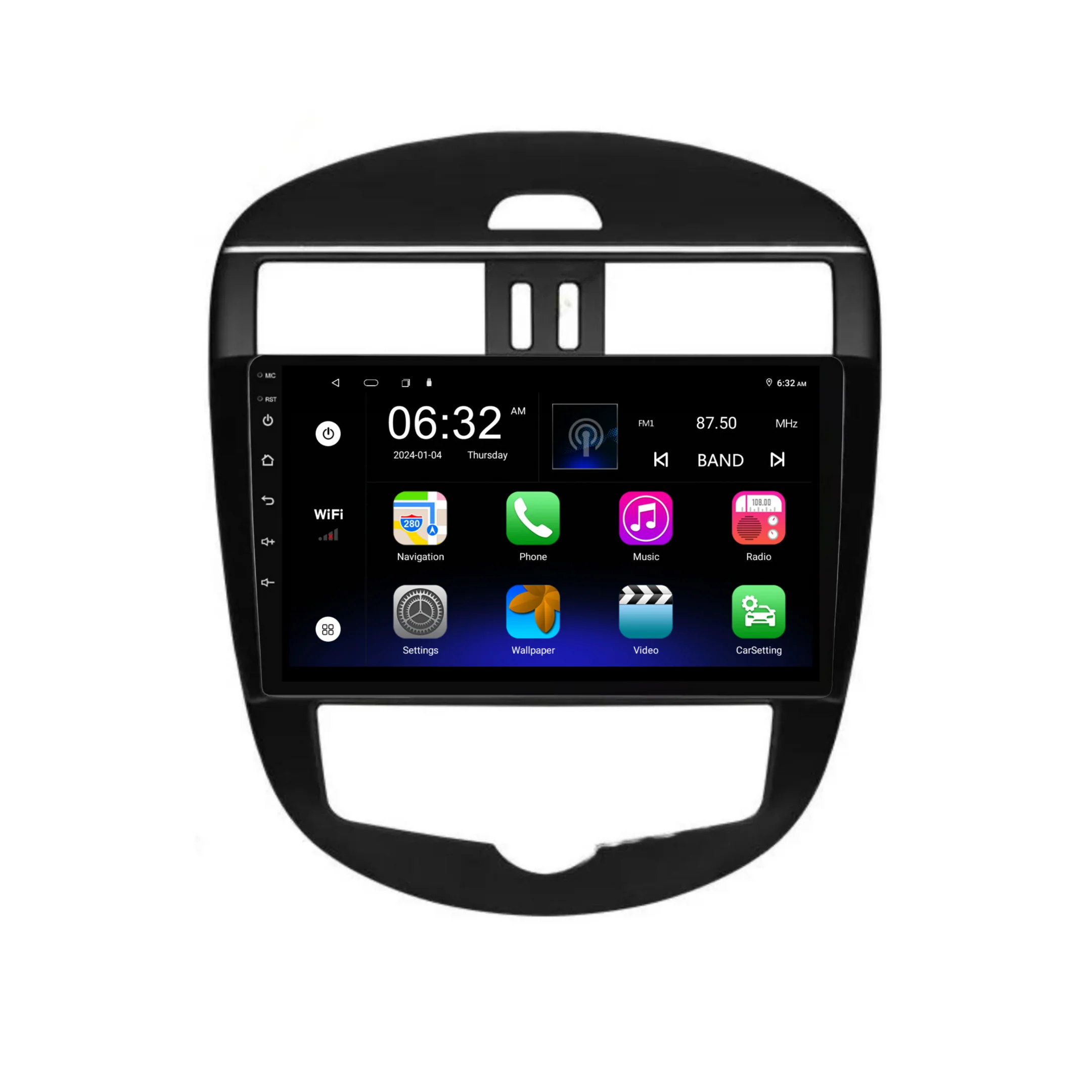 Nissan Tiida (2011-2015) Auto AC Plug & Play Head Unit Upgrade Kit: Car Radio with Wireless & Wired Apple CarPlay & Android Auto - Image 6