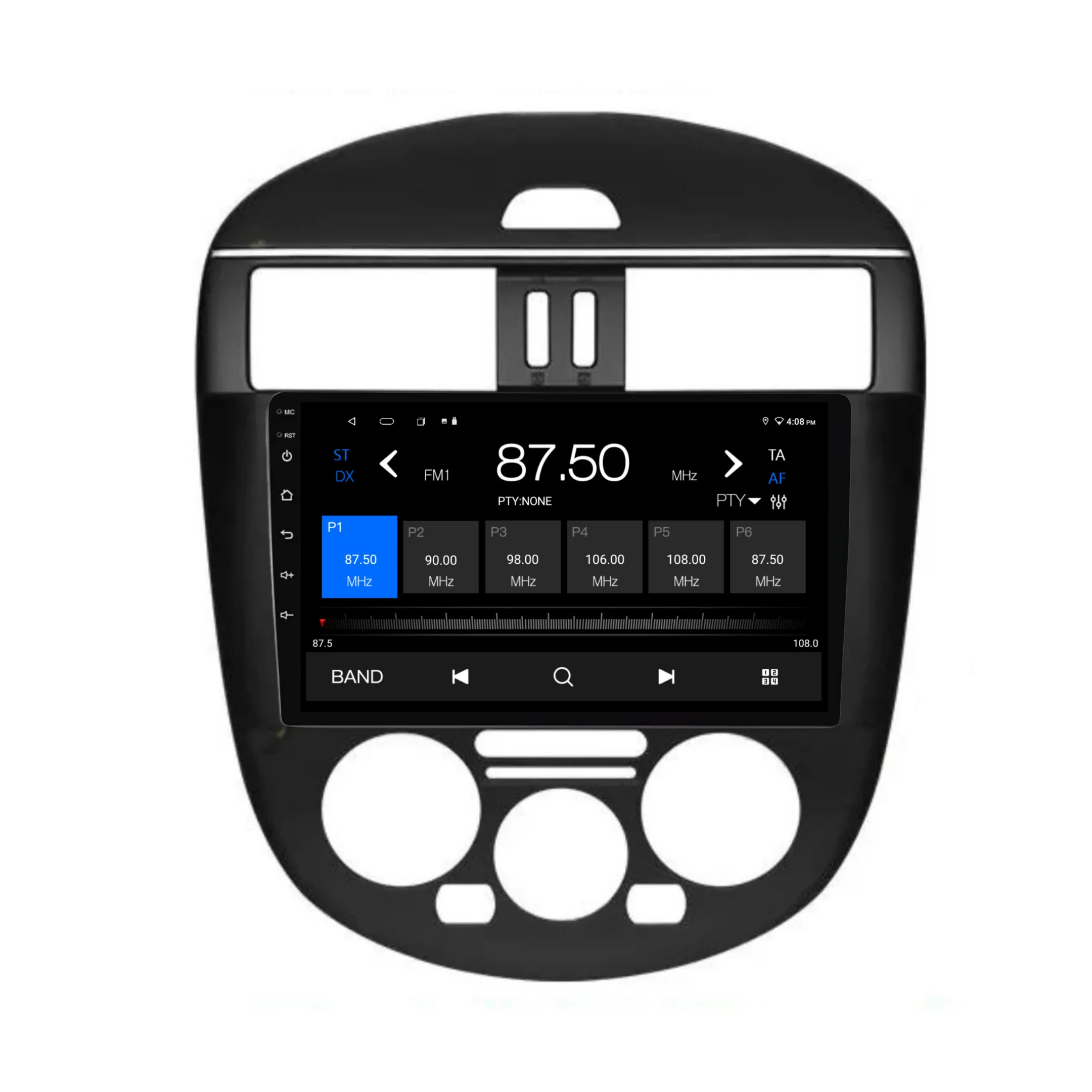 Nissan Tiida (2011-2015) Manual AC Plug & Play Head Unit Upgrade Kit: Car Radio with Wireless & Wired Apple CarPlay & Android Auto - Image 5