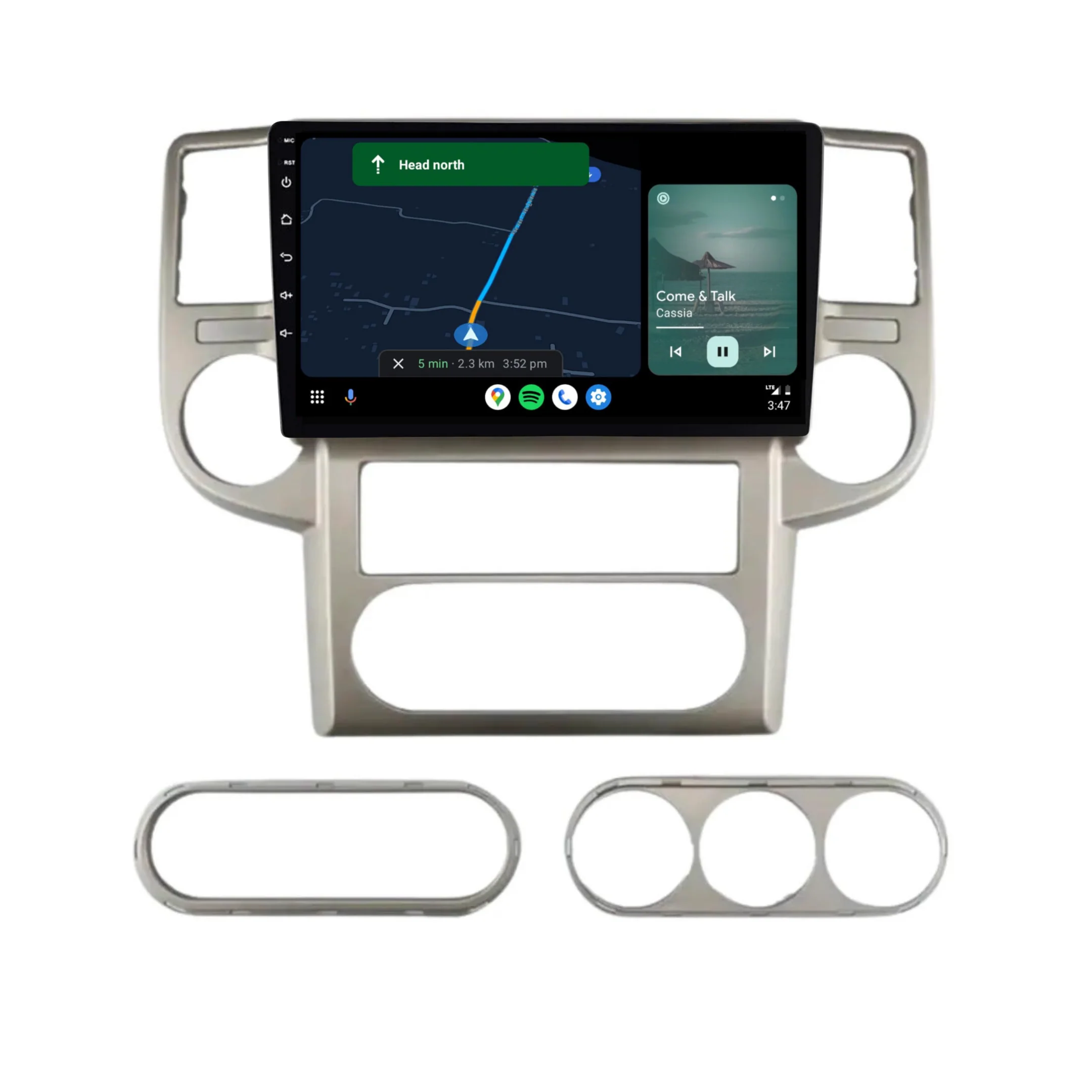 Nissan X-TRAIL (2003-2007) Plug & Play Head Unit Upgrade Kit: Car Radio with Wireless & Wired Apple CarPlay & Android Auto - Image 4