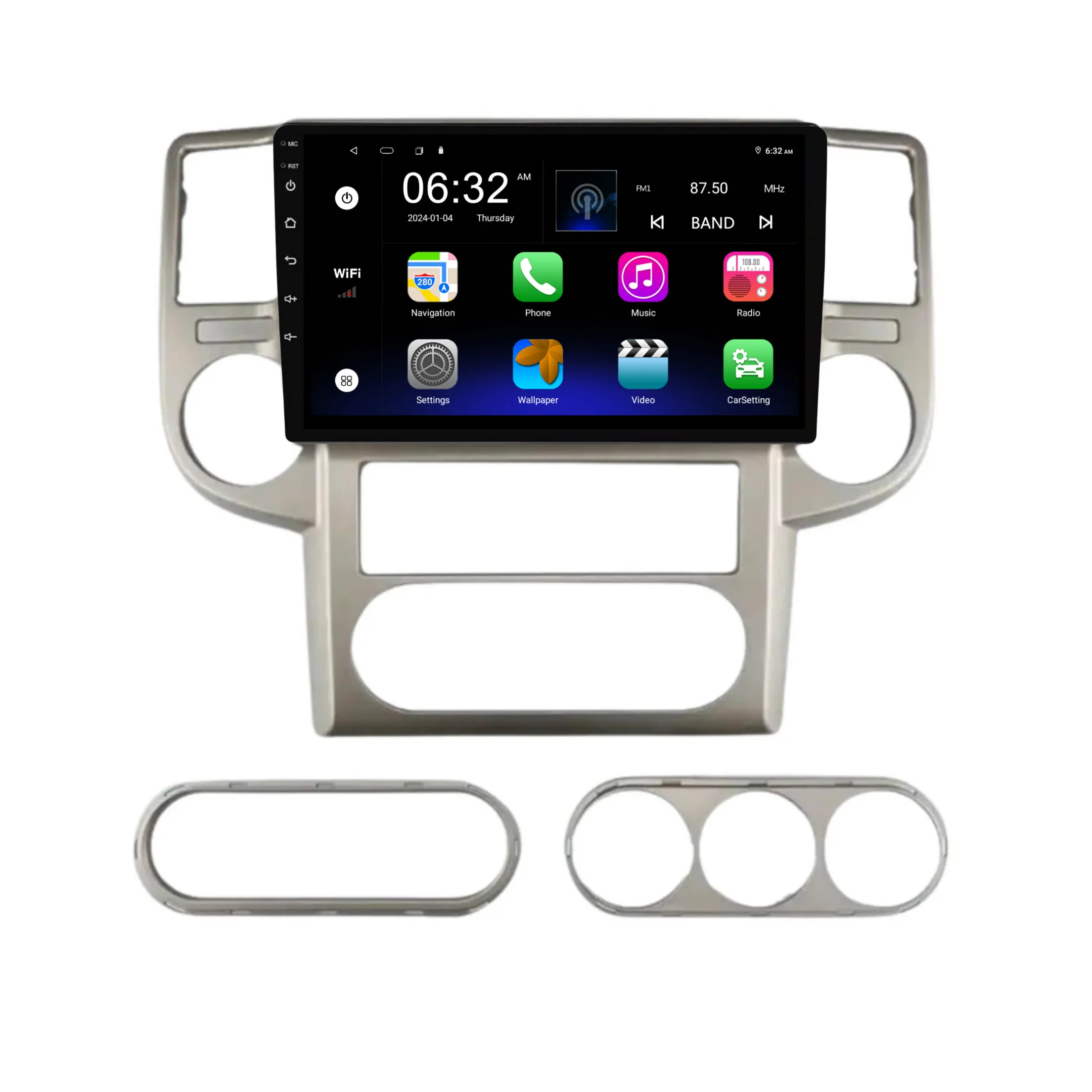 Nissan X-TRAIL (2003-2007) Plug & Play Head Unit Upgrade Kit: Car Radio with Wireless & Wired Apple CarPlay & Android Auto - Image 6