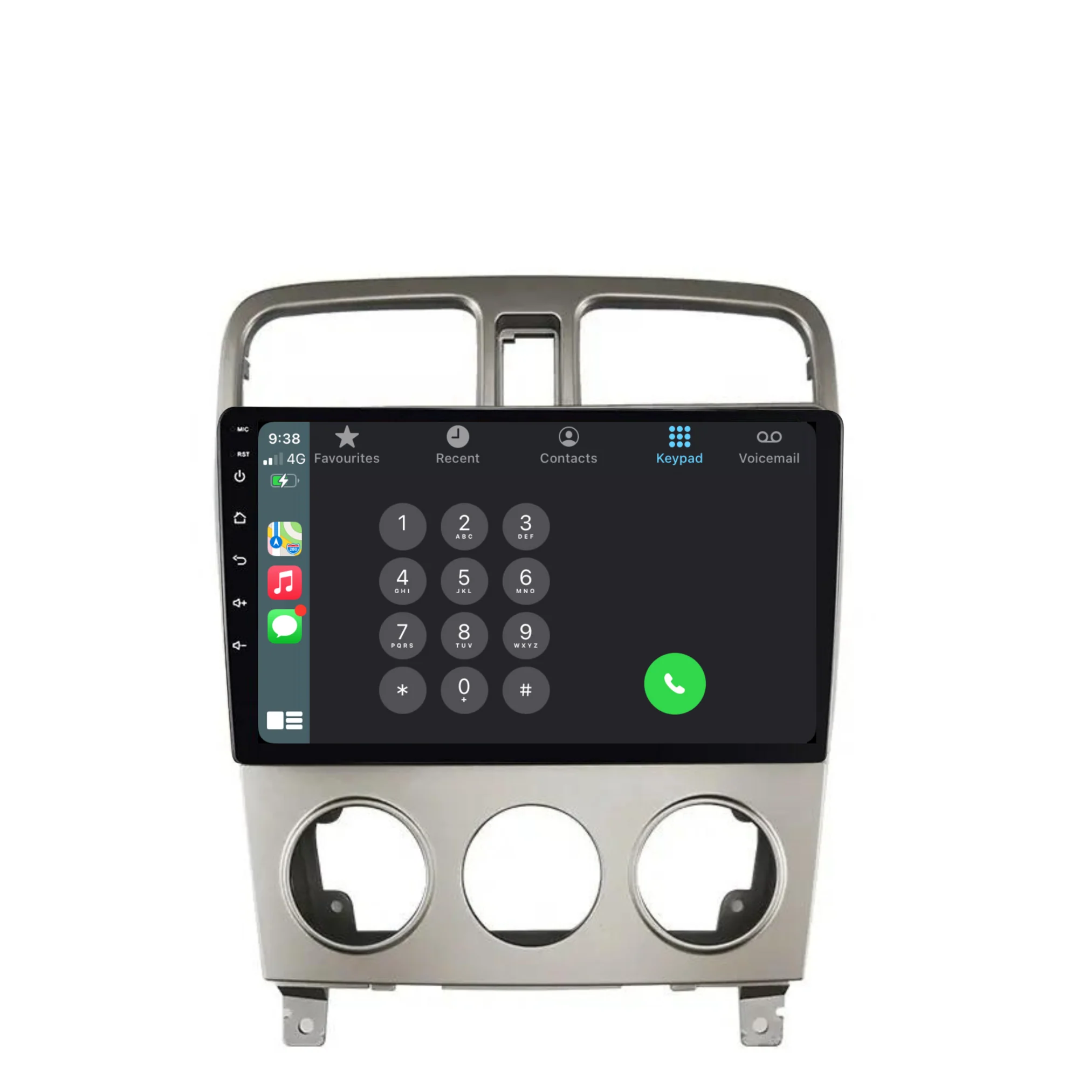 Subaru Forester (2004-2008) Plug & Play Head Unit Upgrade Kit: Car Radio with Wireless & Wired Apple CarPlay & Android Auto - Image 3