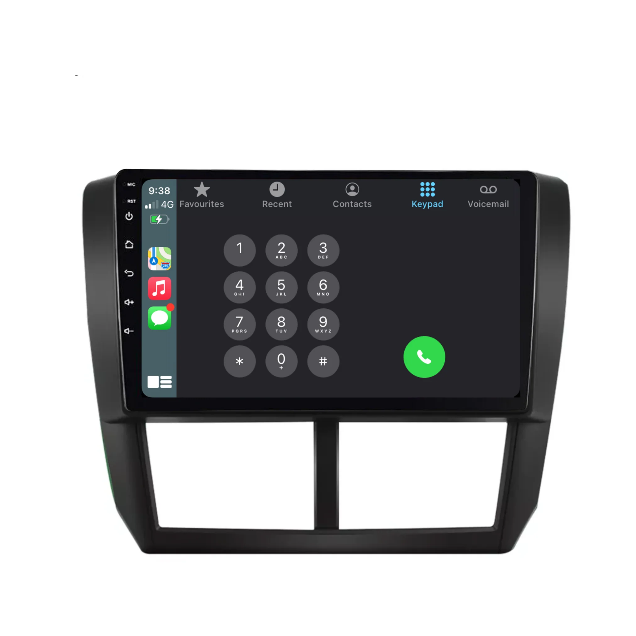 Subaru Forester/Impreza (2008-2012) Plug & Play Head Unit Upgrade Kit: Car Radio with Wireless & Wired Apple CarPlay & Android Auto - Image 3