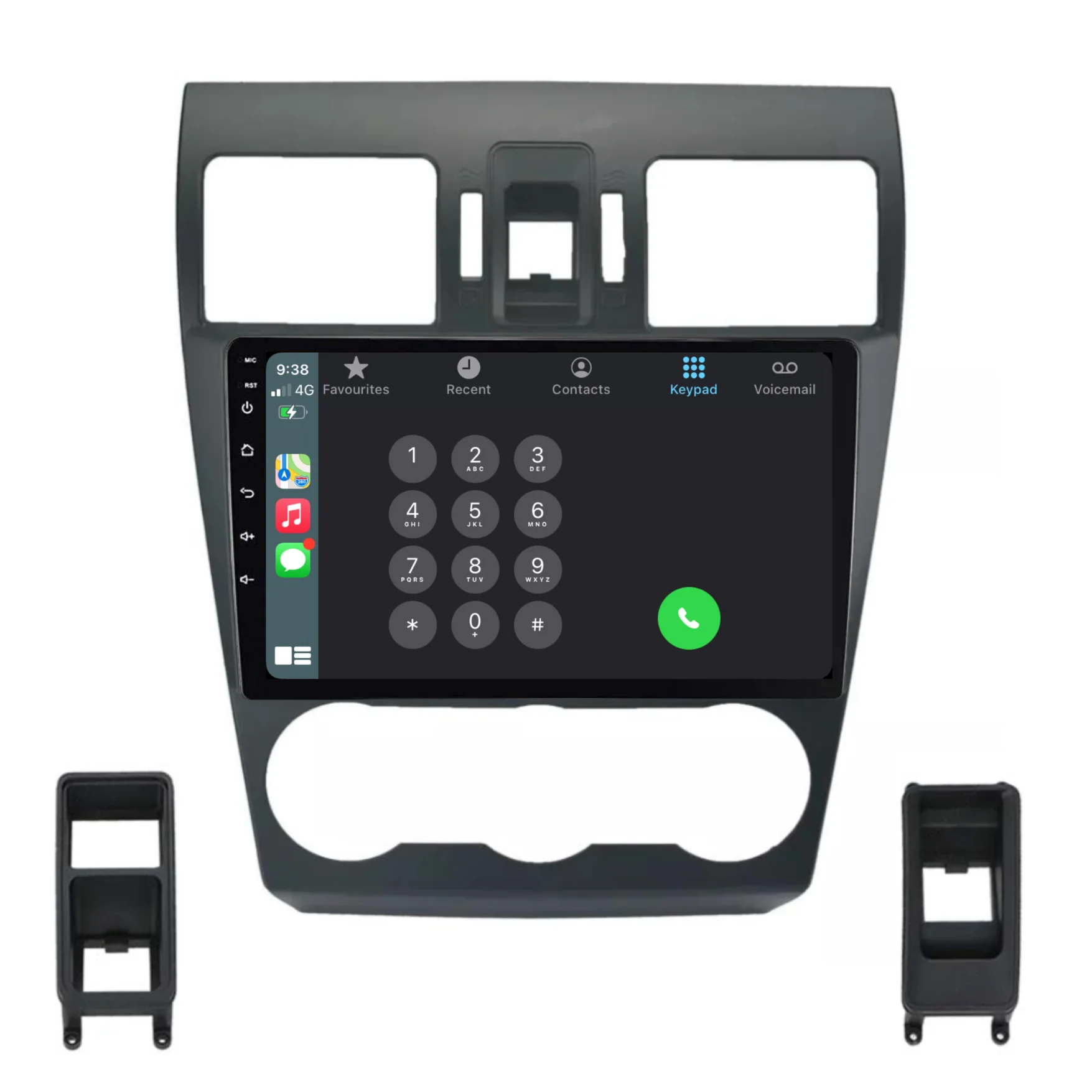 Subaru Forester/Impreza/XV/WRX (2012-2015) Plug & Play Head Unit Upgrade Kit: Car Radio with Wireless & Wired Apple CarPlay & Android Auto - Image 4