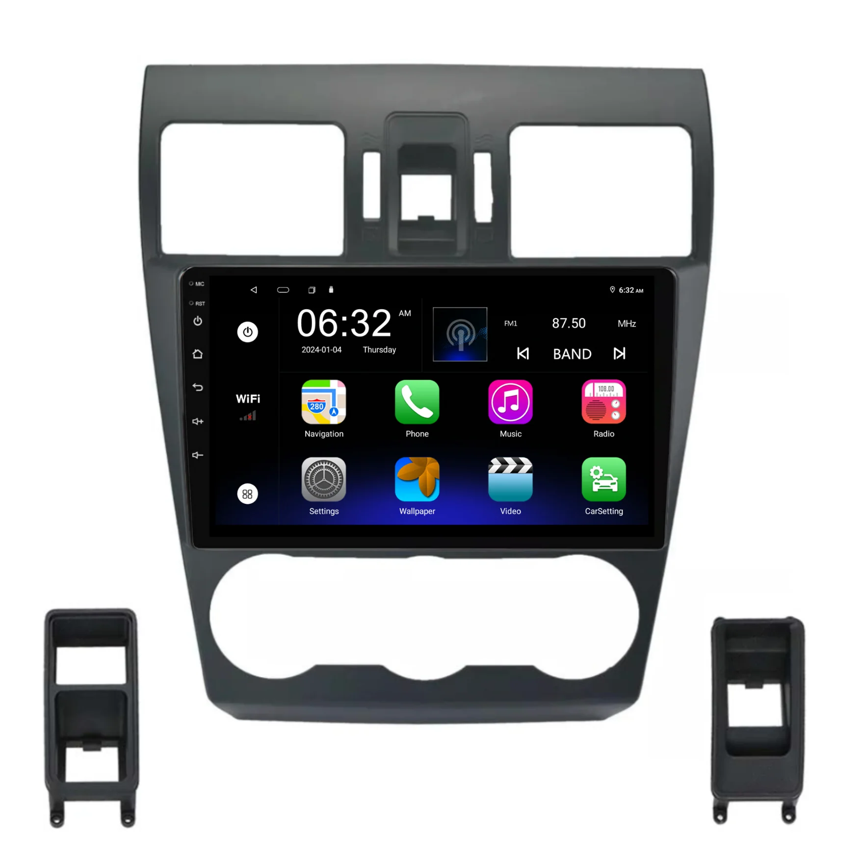 Subaru Forester/Impreza/XV/WRX (2012-2015) Plug & Play Head Unit Upgrade Kit: Car Radio with Wireless & Wired Apple CarPlay & Android Auto - Image 7