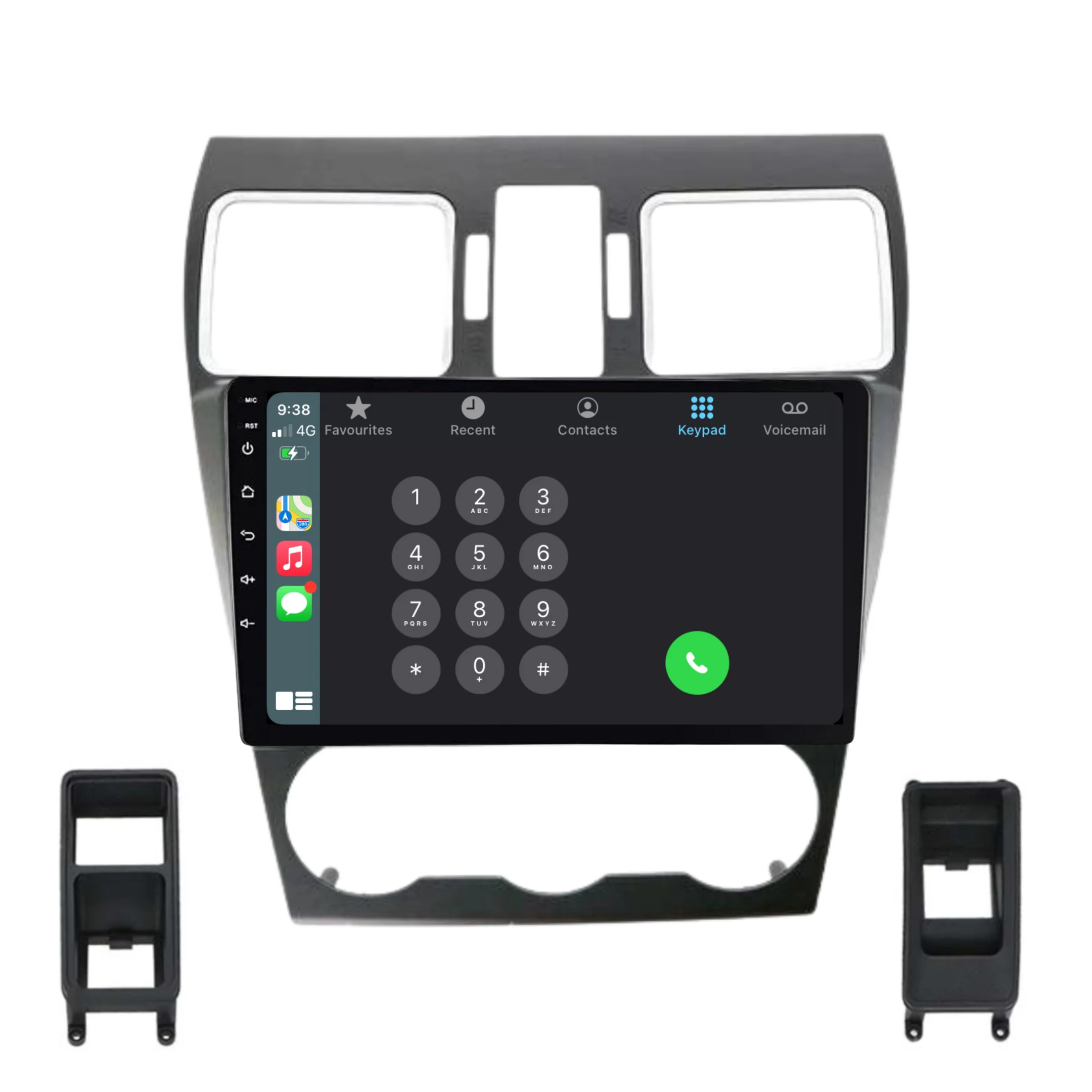 Subaru Forester/Impreza/XV/WRX/Levorg (2015-2018) Plug & Play Head Unit Upgrade Kit: Car Radio with Wireless & Wired Apple CarPlay & Android Auto - Image 4